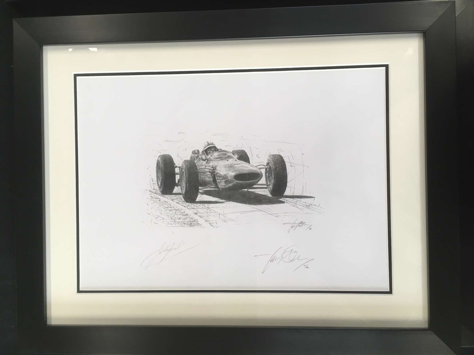 John Surtees CBE by David Johnson.-Auction Lot