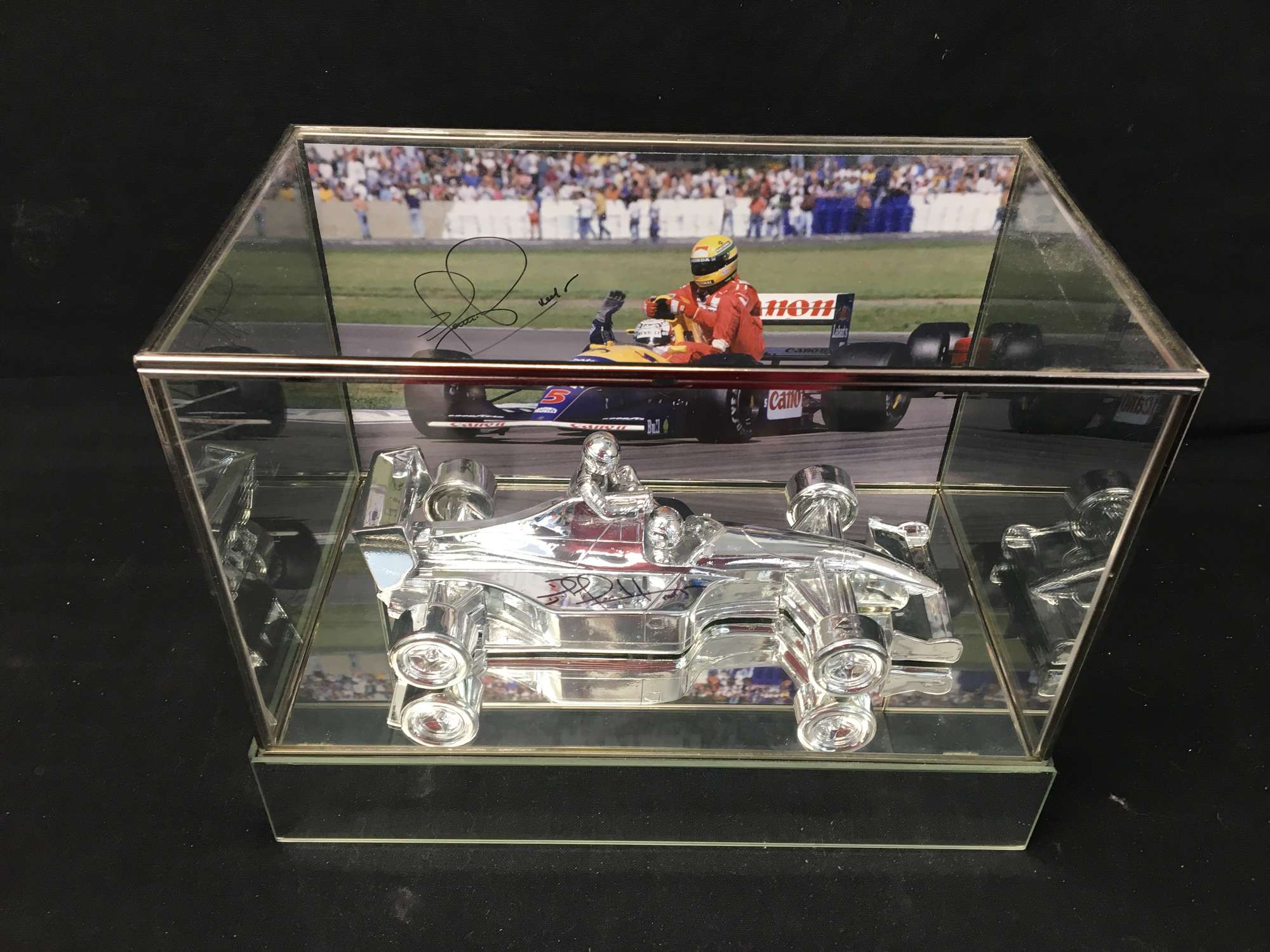 Glass-cased Taxi for Senna presentation -Sold