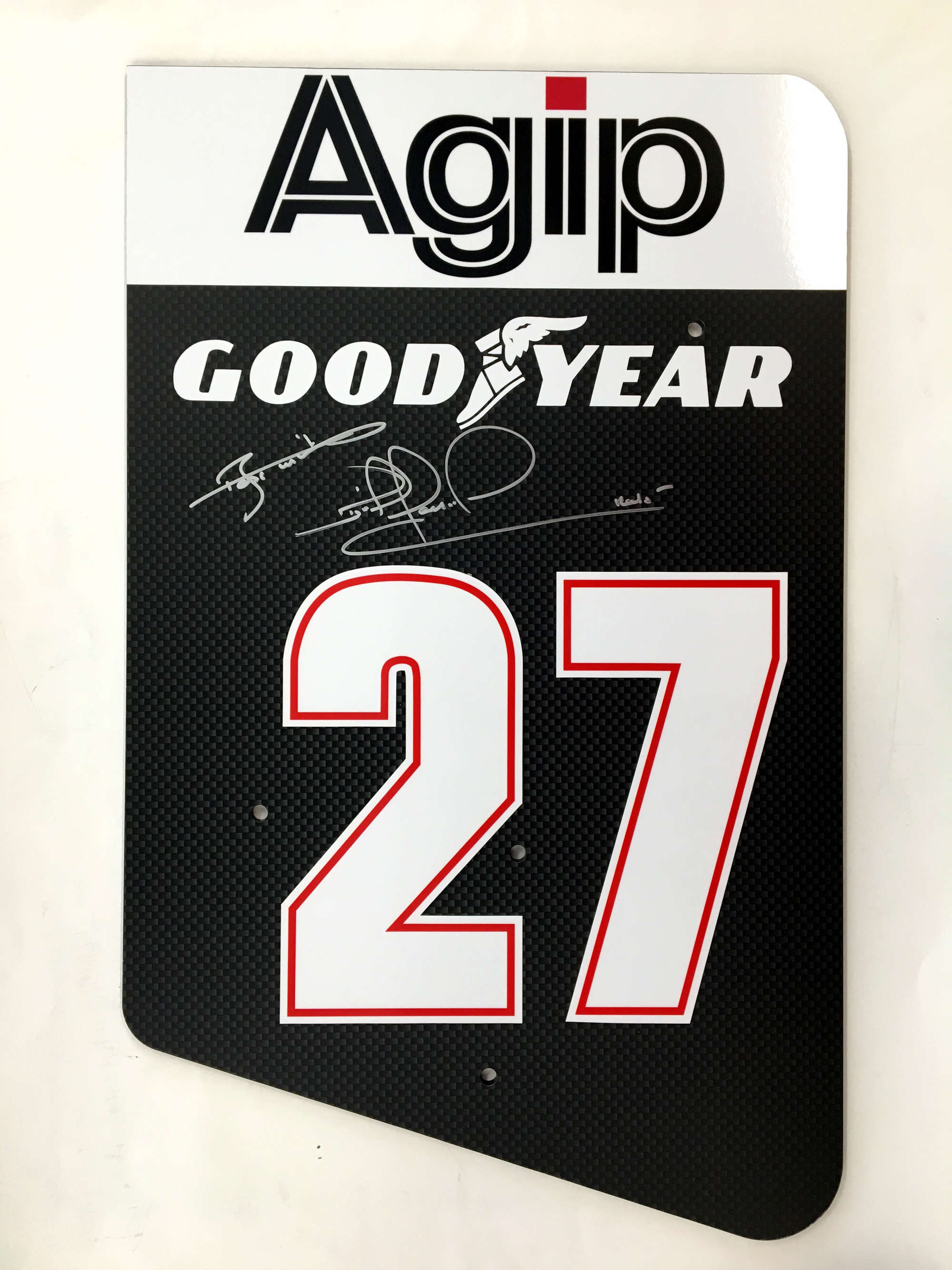 Full-size Ferrari 640 replica endplate	-Sold