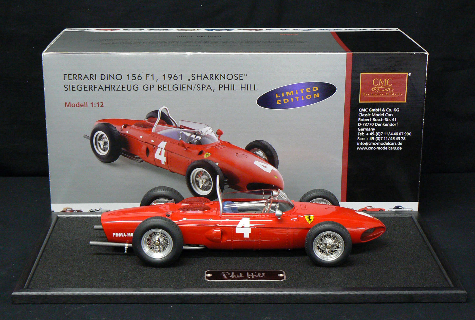 Iconic Auctioneers | 1:12 scale, CMC Ferrari Dino 156 'Sharknose