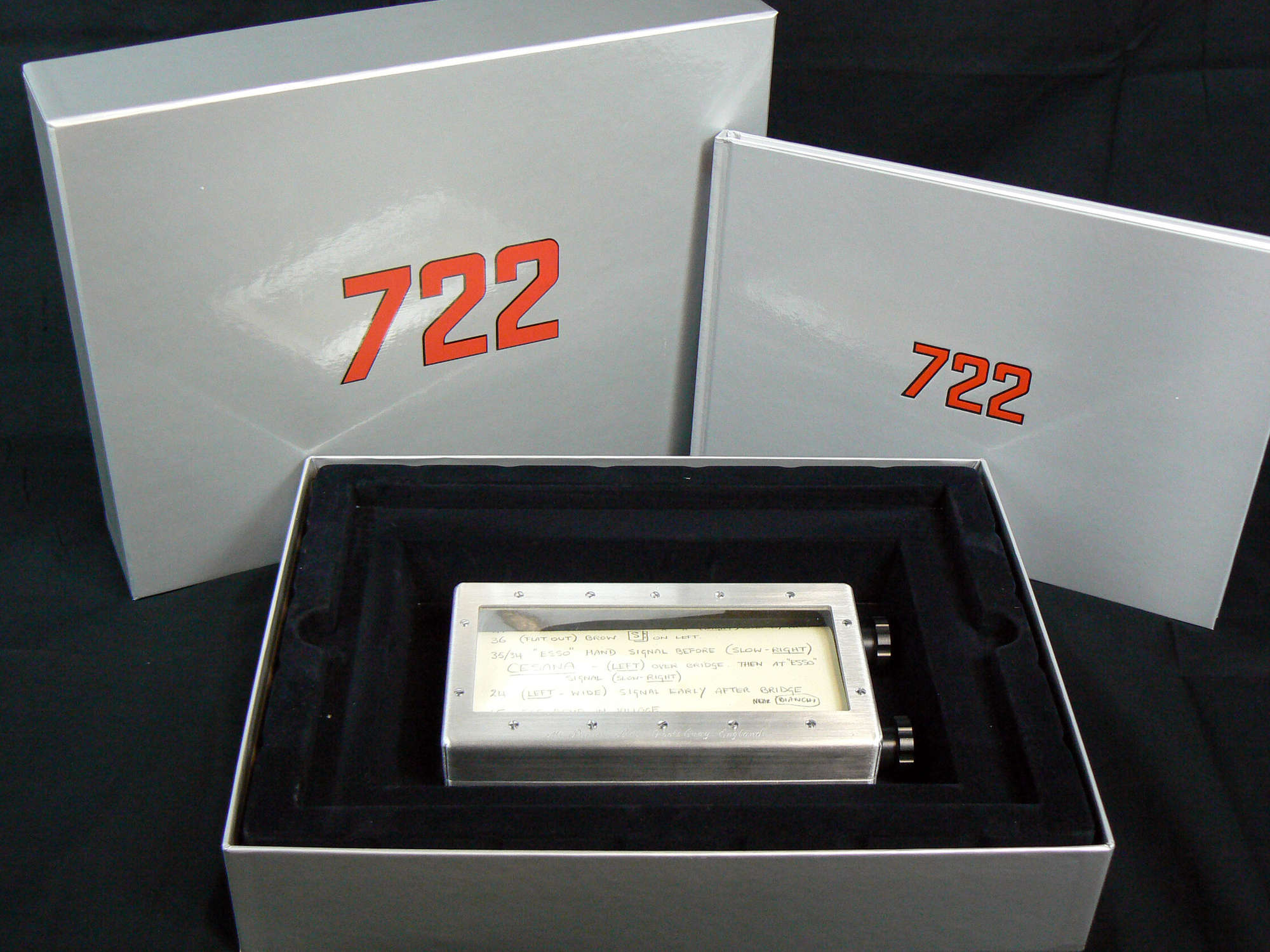 Limited Edition 'Stirling Moss' Reproduction 722 Roller Map -Sold