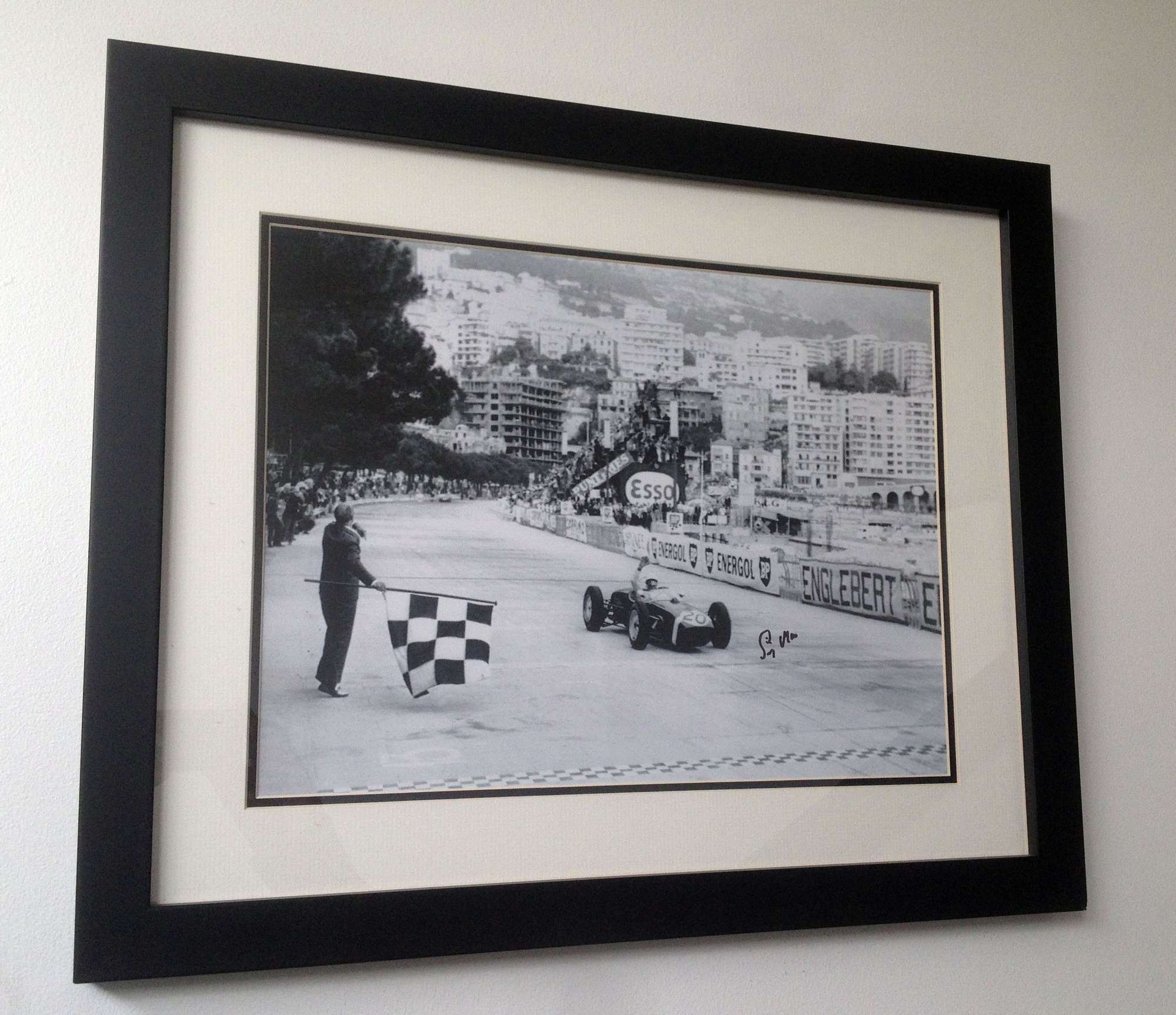 MONACO GRAND PRIX 1961, SIGNED STIRLING MOSS-Sold