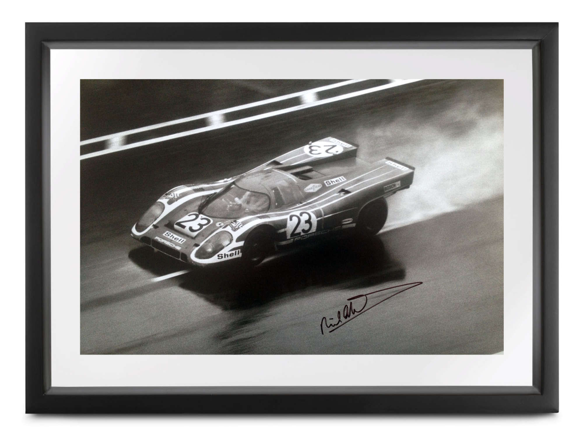 PORSCHE 917, SIGNED RICHARD ATTWOOD-Sold