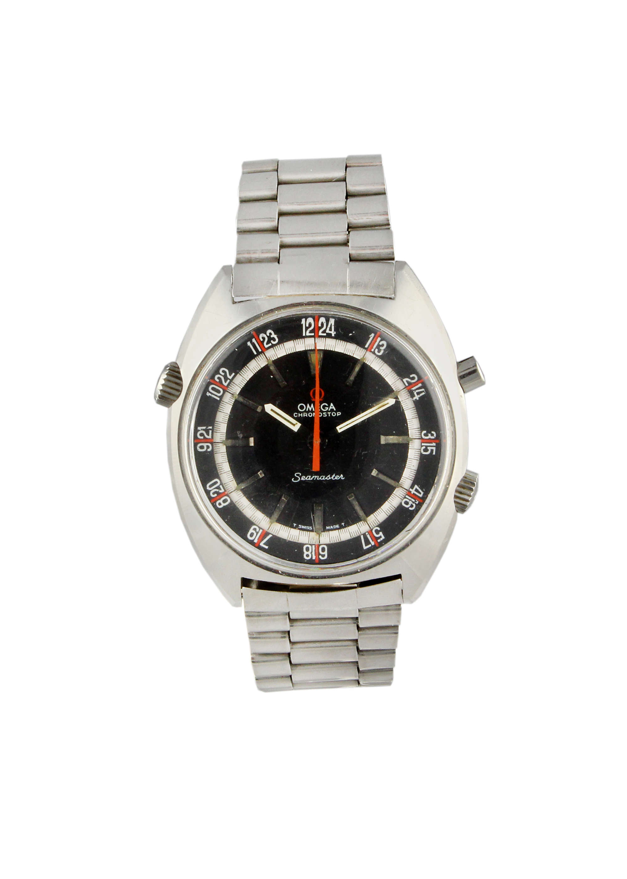 Omega Chronostop Large Size with Rotating Bezel  c.1967-Sold