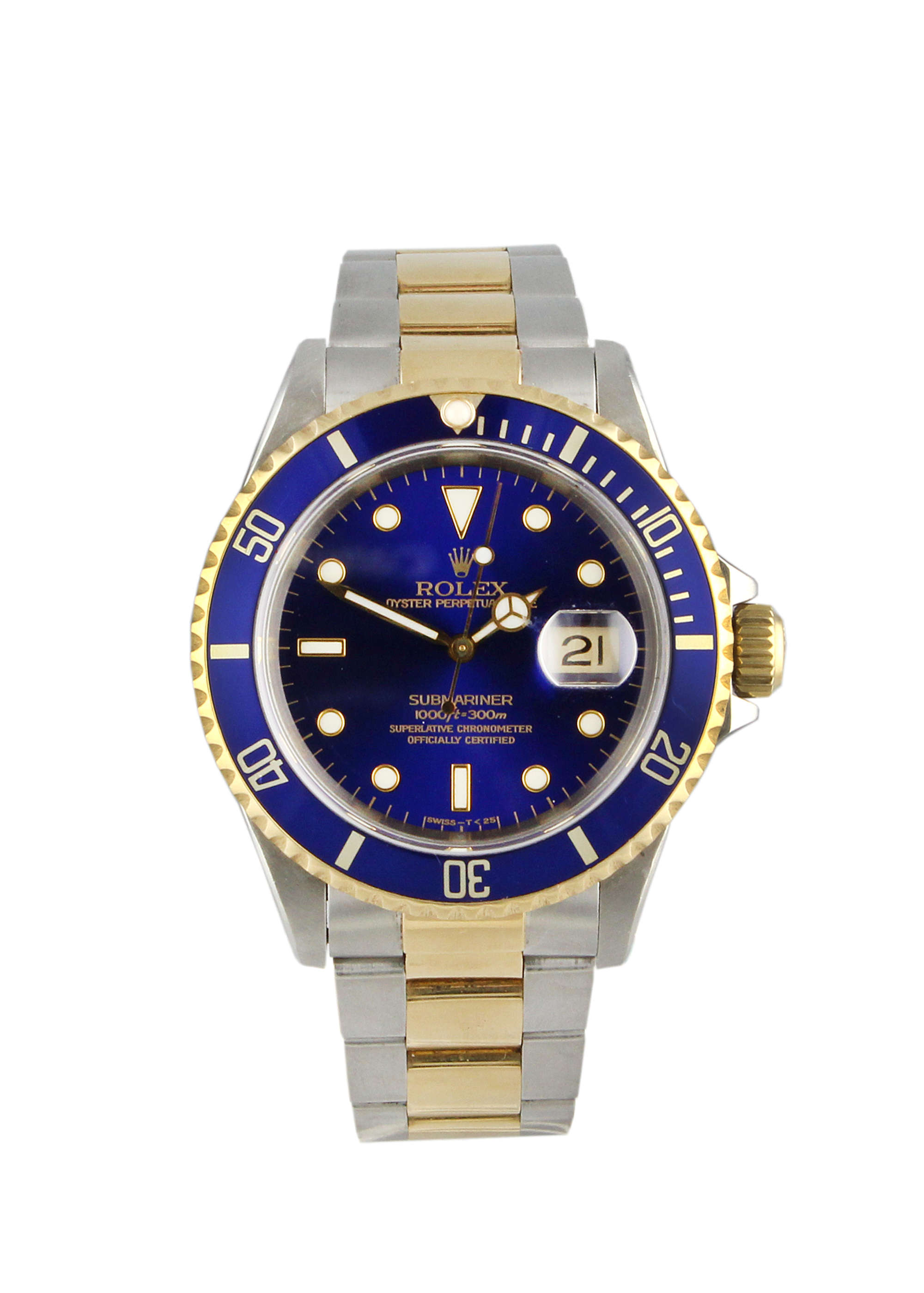 Rolex Submariner Bi-Metal 16613 Automatic Complete with Orig-Sold