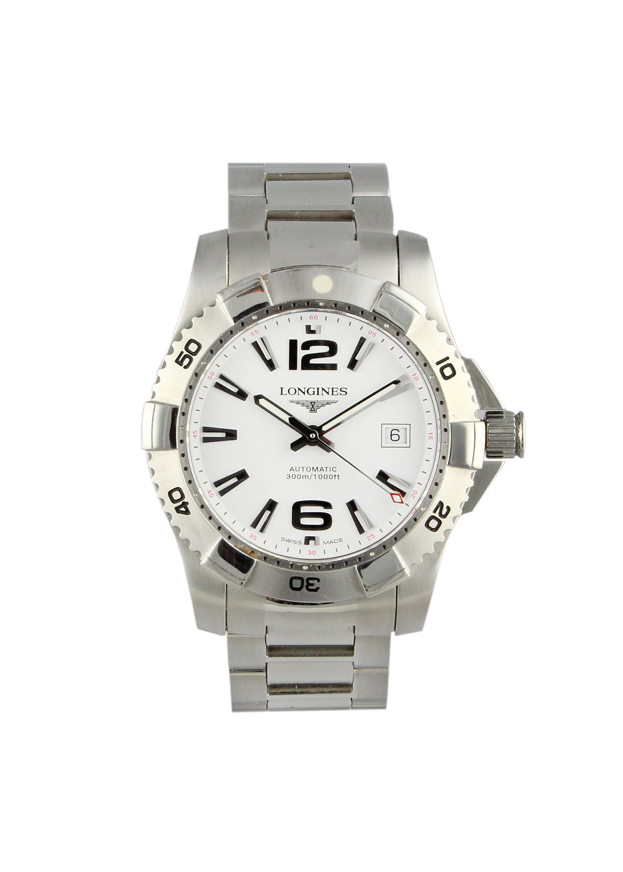 Longines  Hydro Conquest S/S Box and Paperwork-Auction Lot