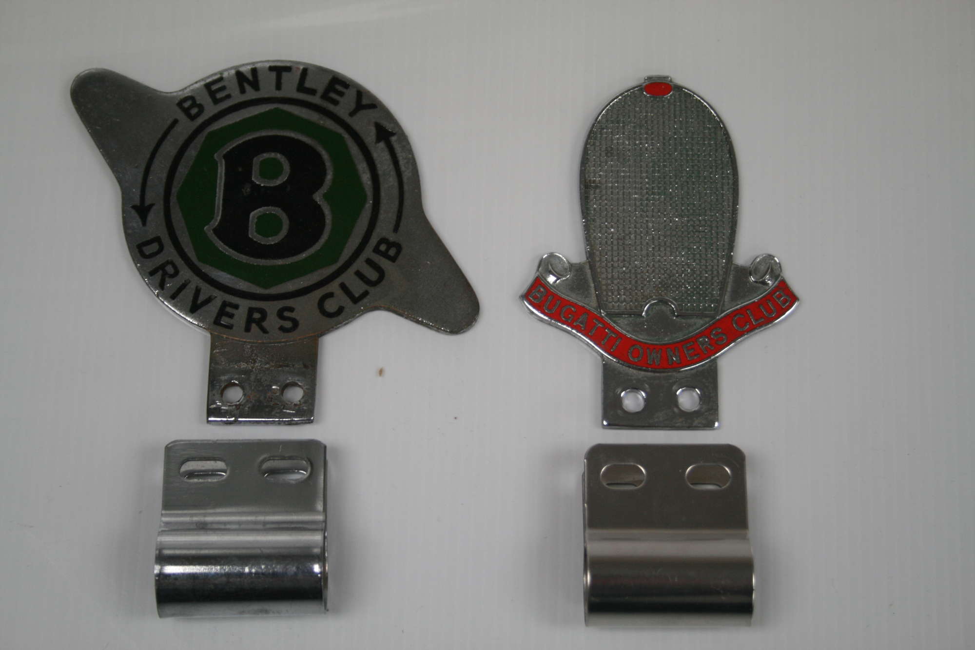 Bugatti Owners' Club Badge and Bentley Drivers' Club Badge-Sold