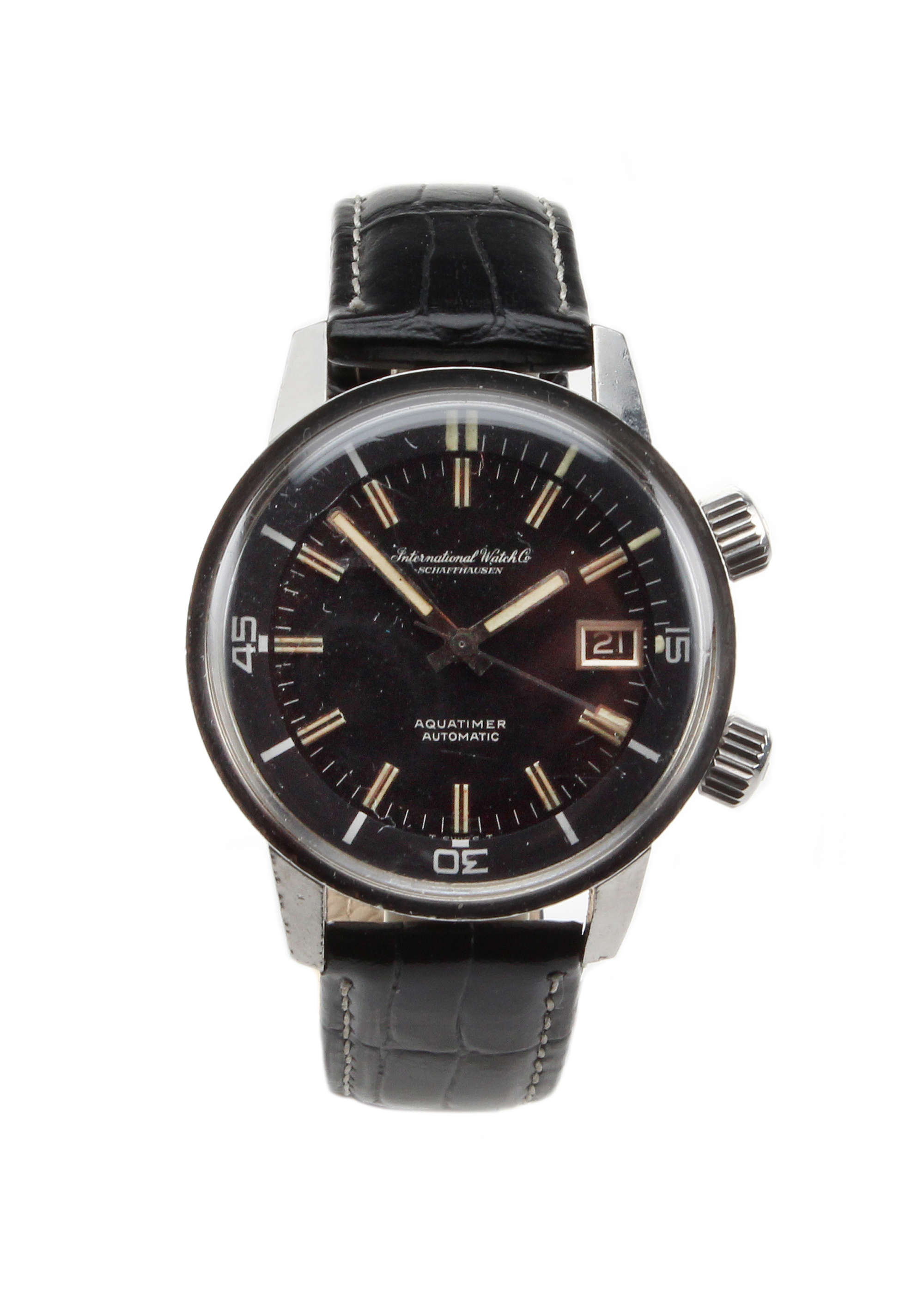 c.1970 IWC Aquatimer EXTEMELY RARE ref.812 S/S Automatic Jac-Auction Lot