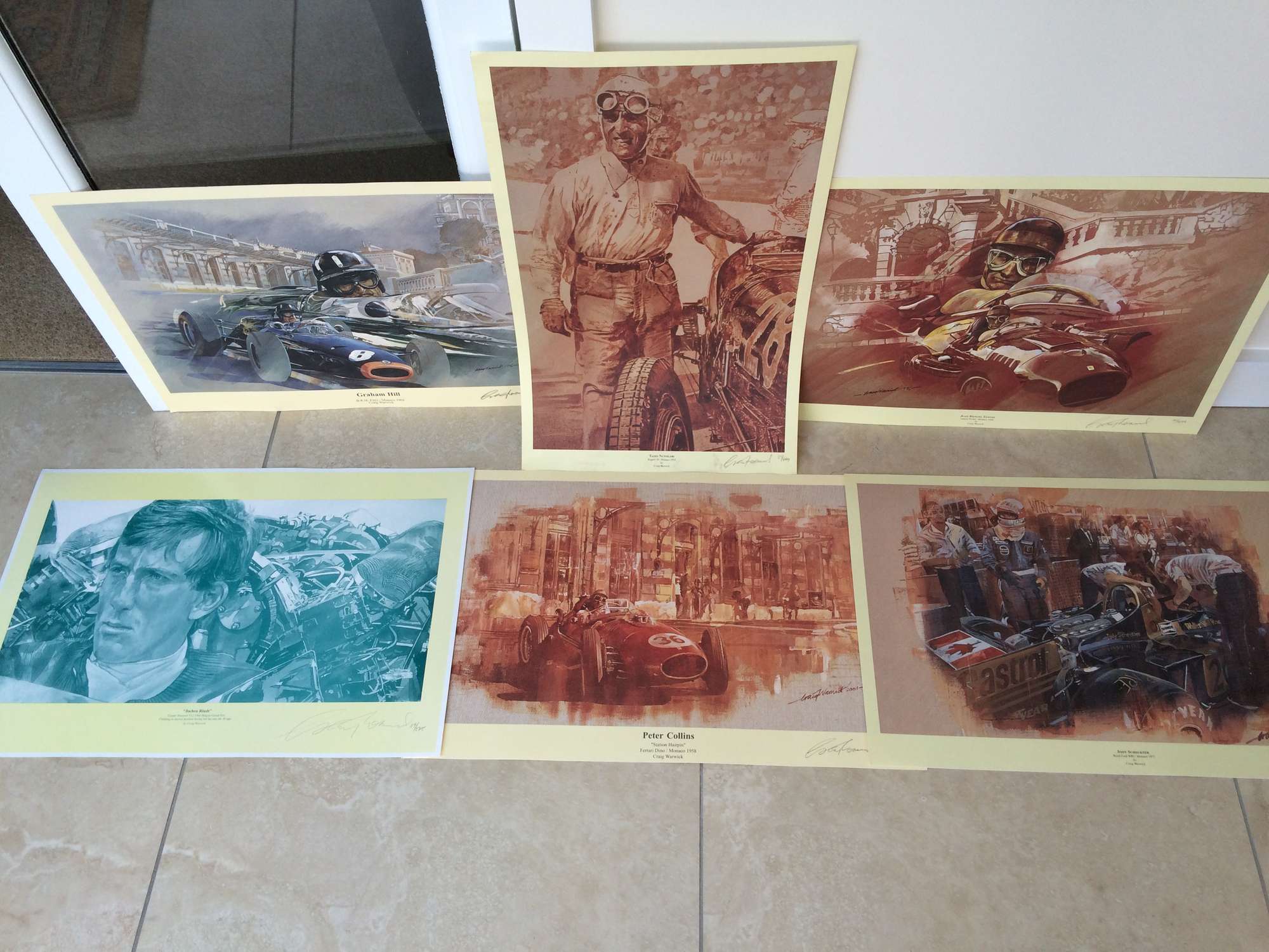 Craig Warwick prints-Auction Lot