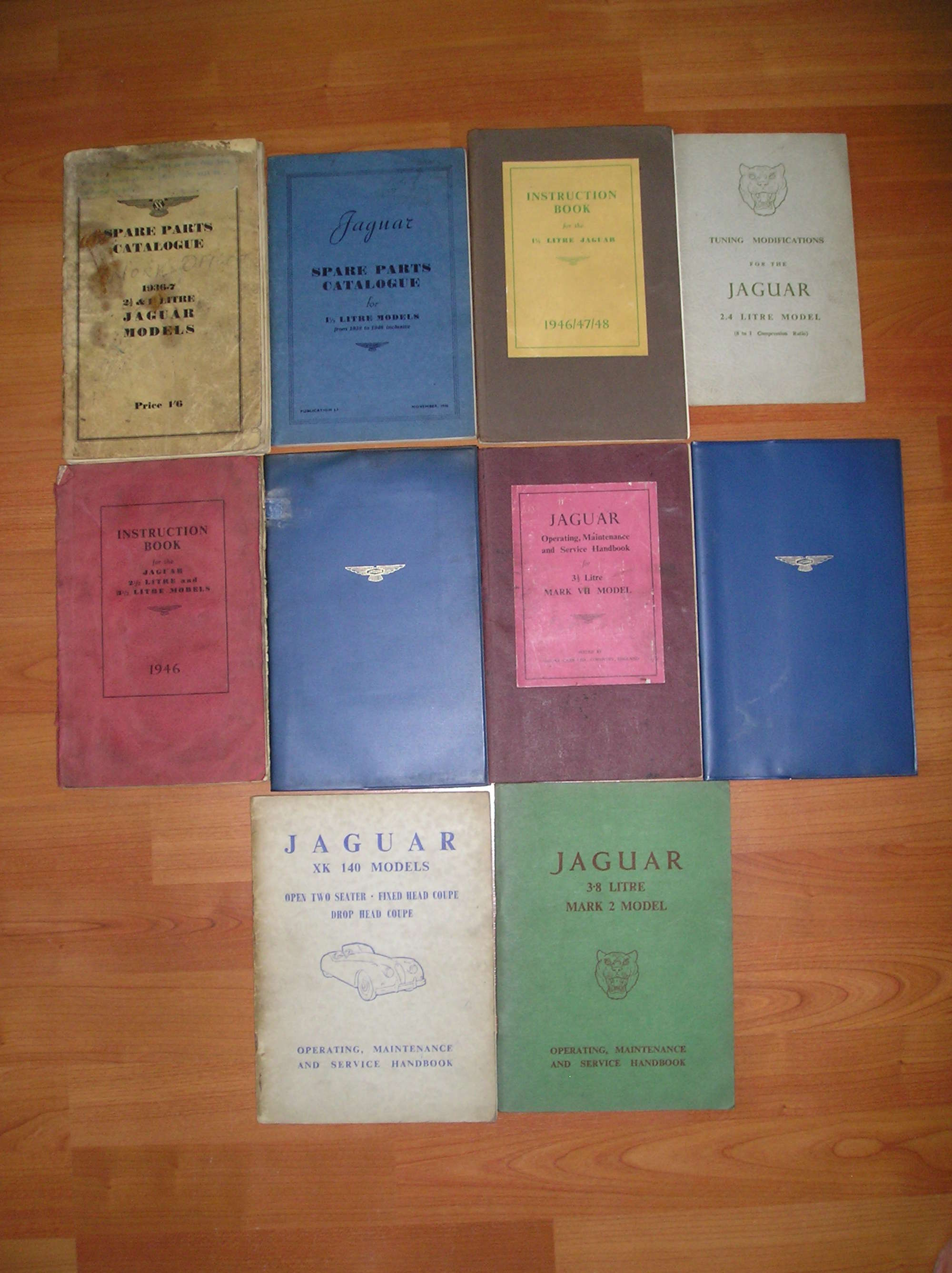 10 Jaguar Factory Publications-Sold