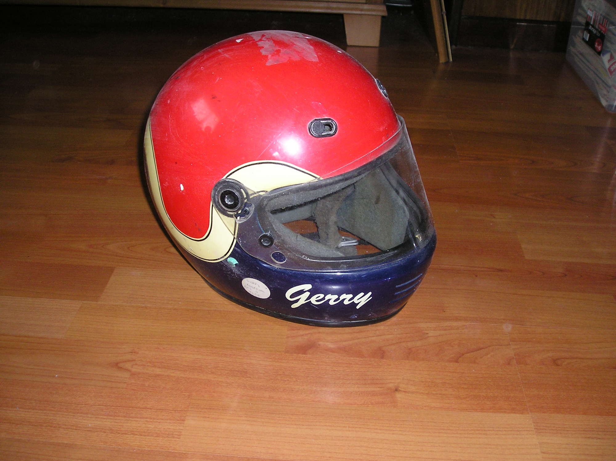 Gerry Marshall Race Used Crash Helmet-Sold