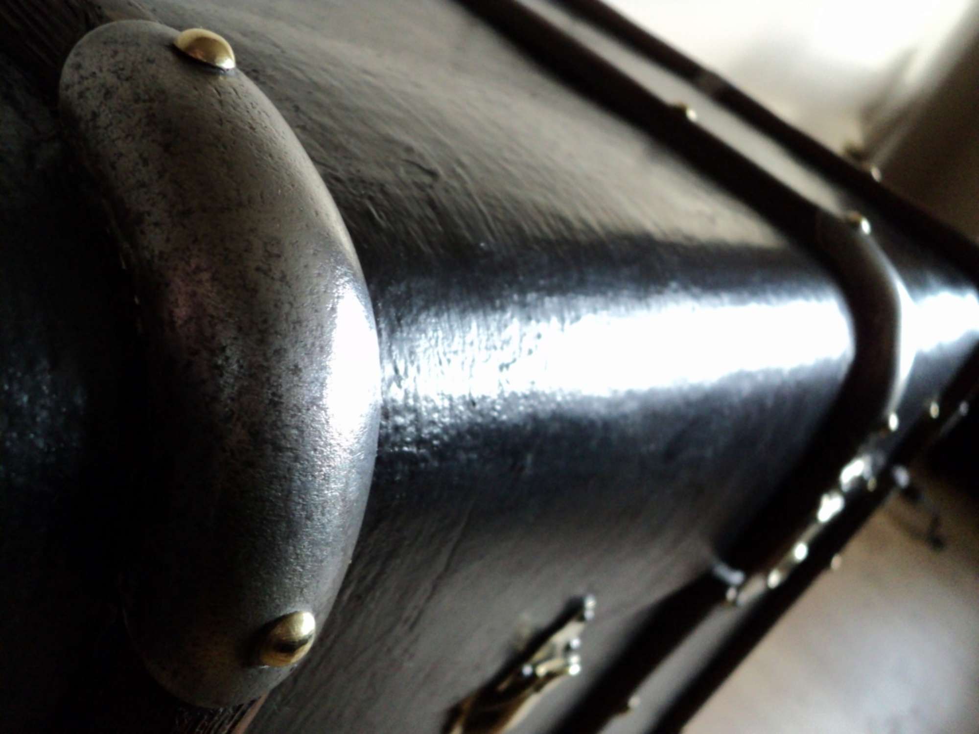 A Restored Edwardian Beechwood Banded Steamer Trunk-Sold