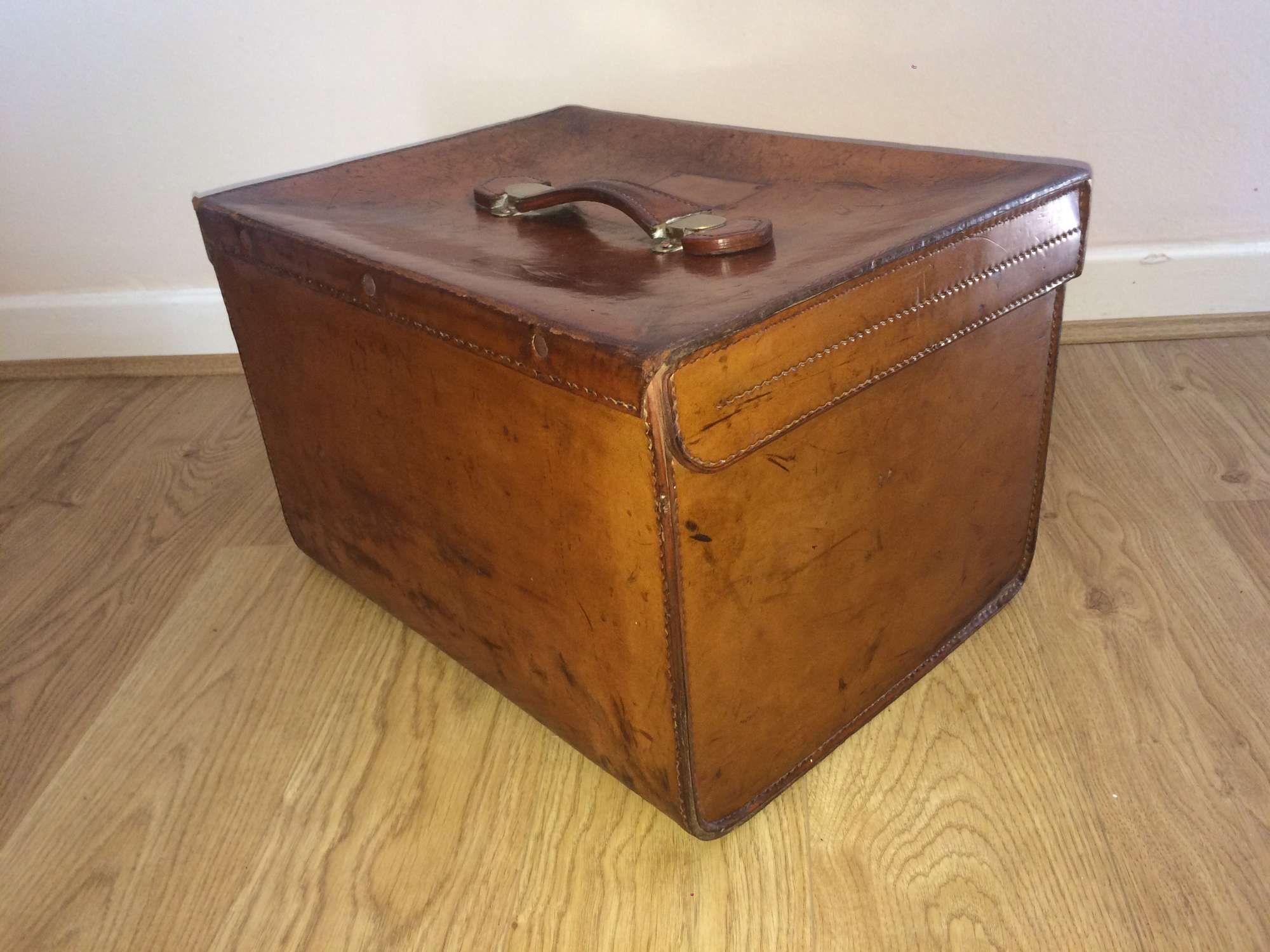 1900's Leather Trunk-Sold