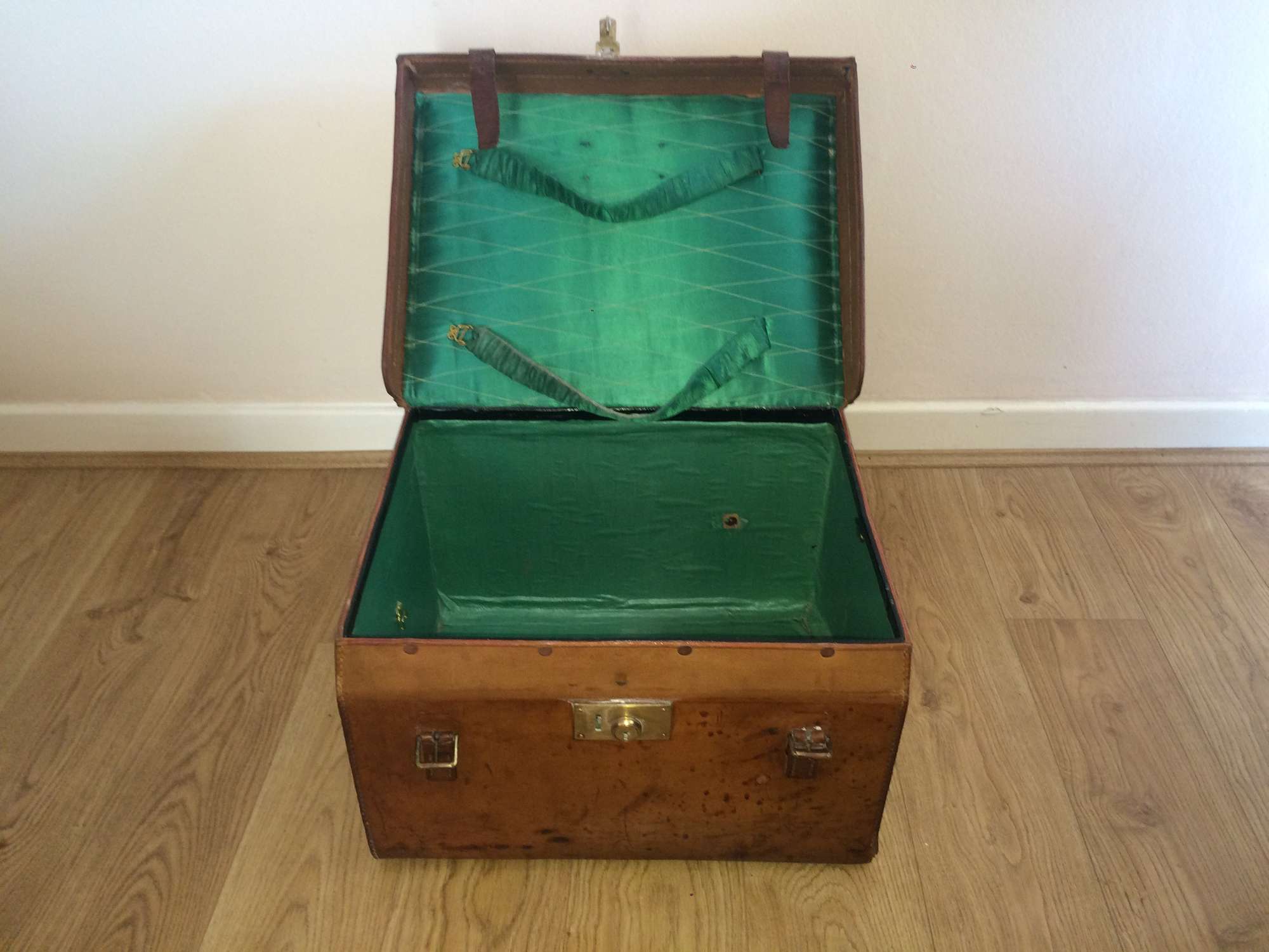 1900's Leather Trunk-Sold