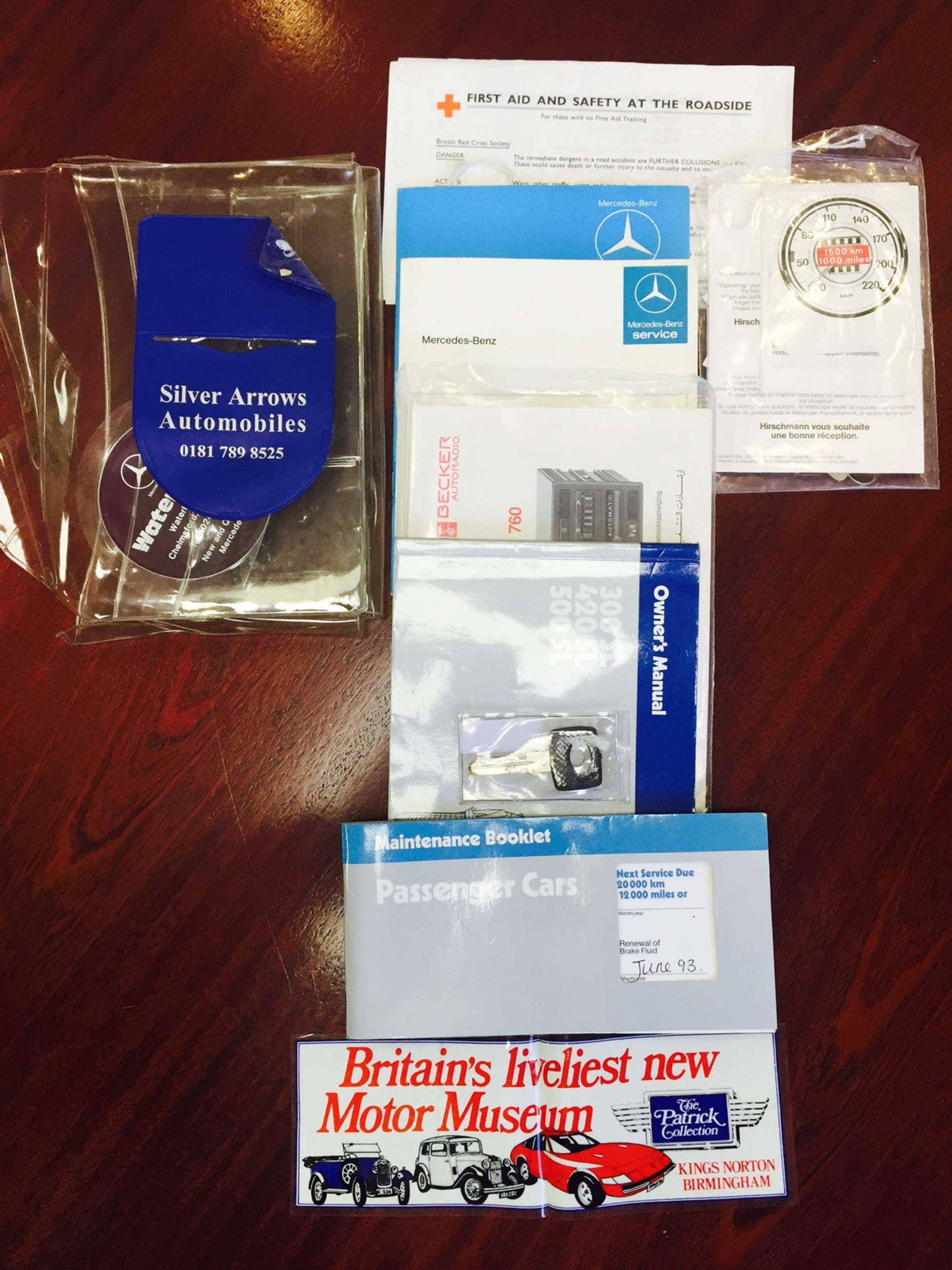 1986 Mercedes-Benz 500 SL Auto 9044 Miles from New-Sold