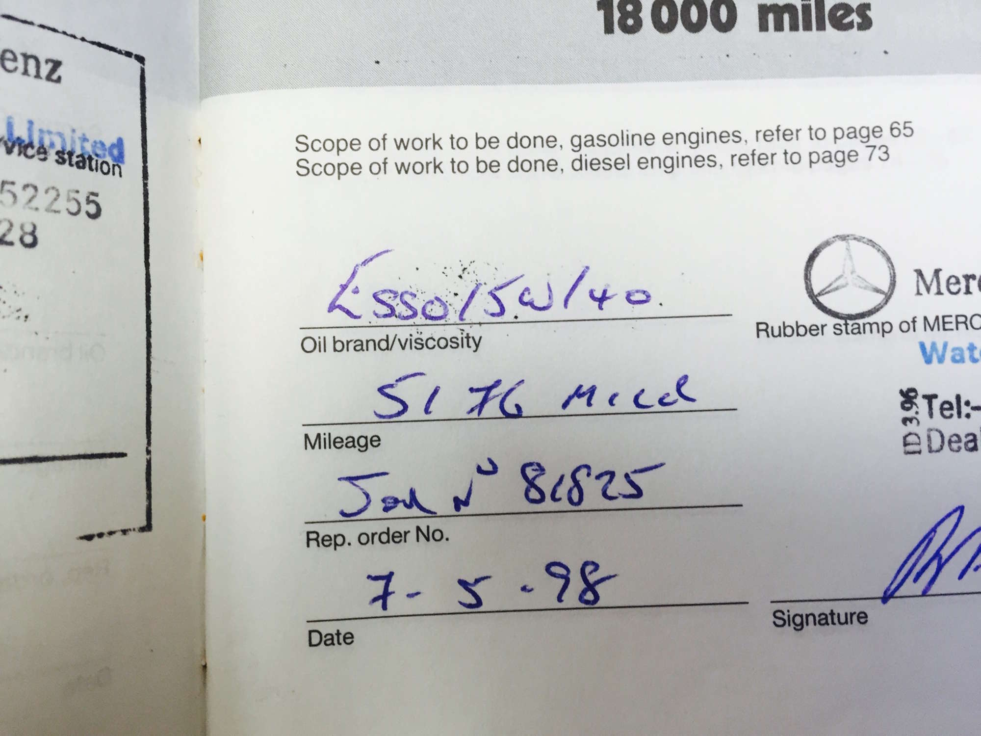 1986 Mercedes-Benz 500 SL Auto 9044 Miles from New-Sold