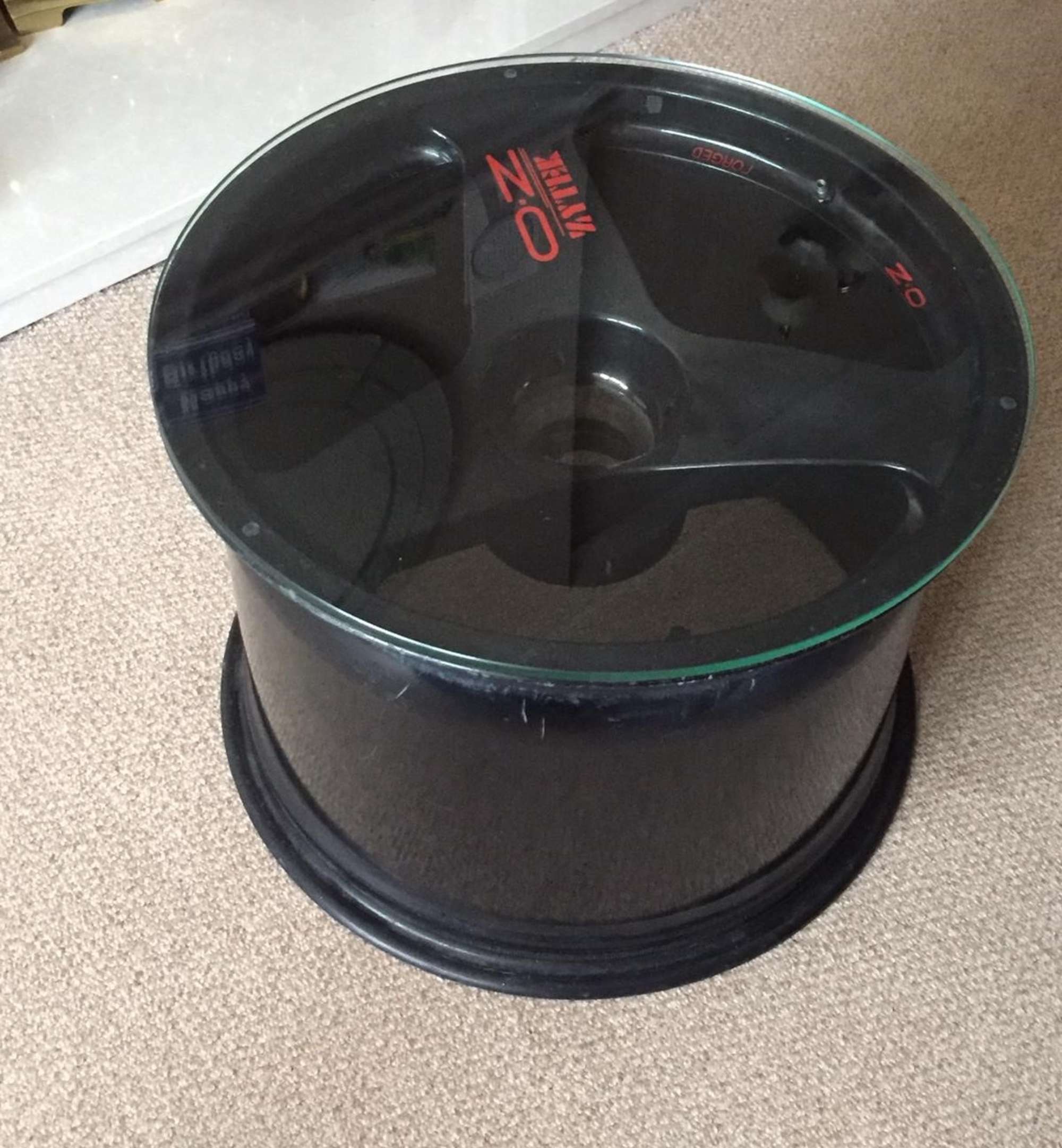 OZ-Zytek Racing coffee table.-Sold