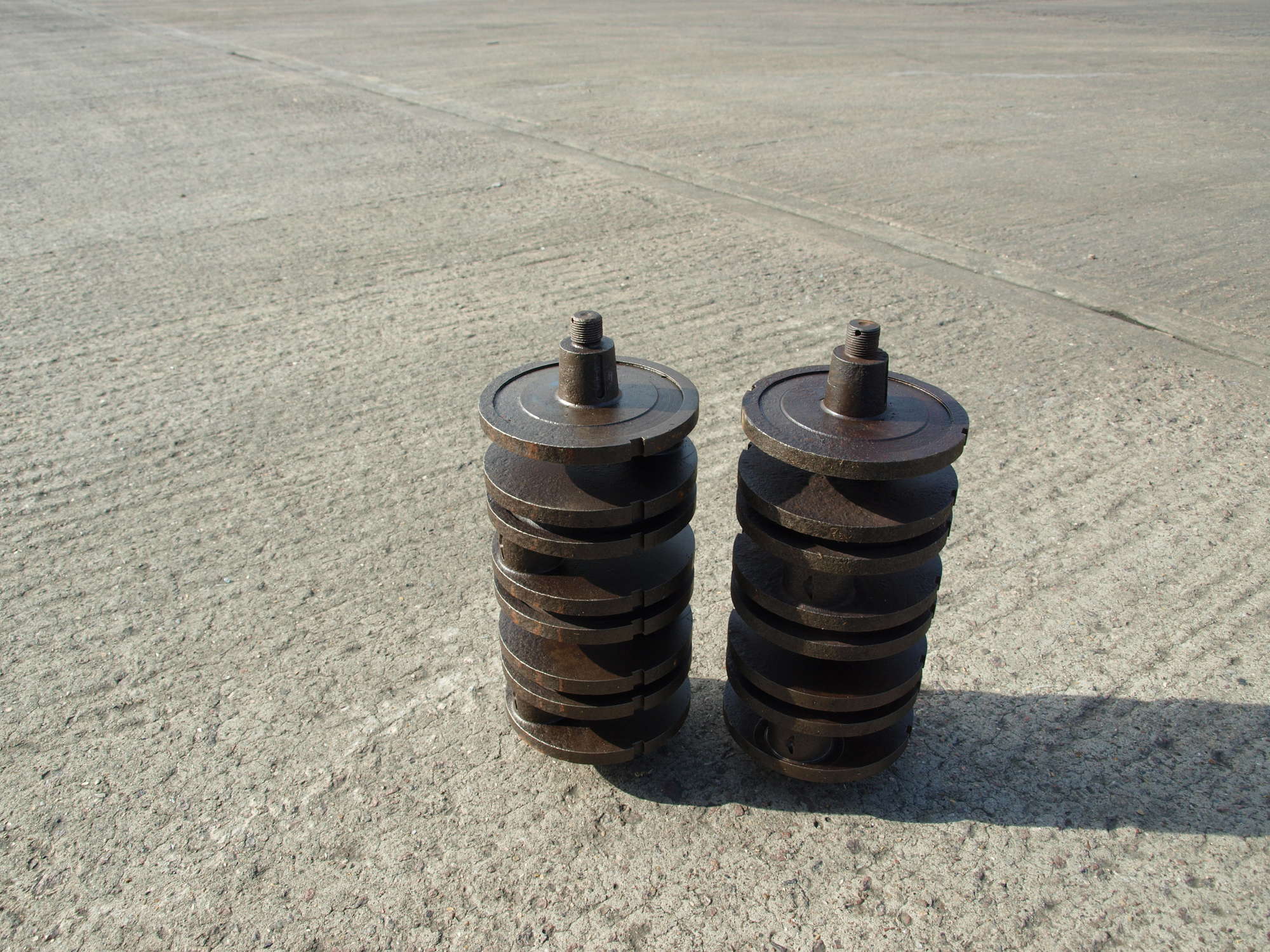 Two Bugatti Crank Shafts-Sold