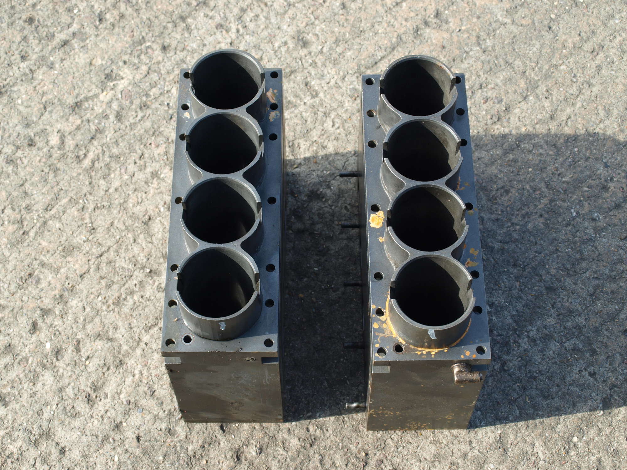 Two Bugatti Type 35 Cylinder Blocks-Sold