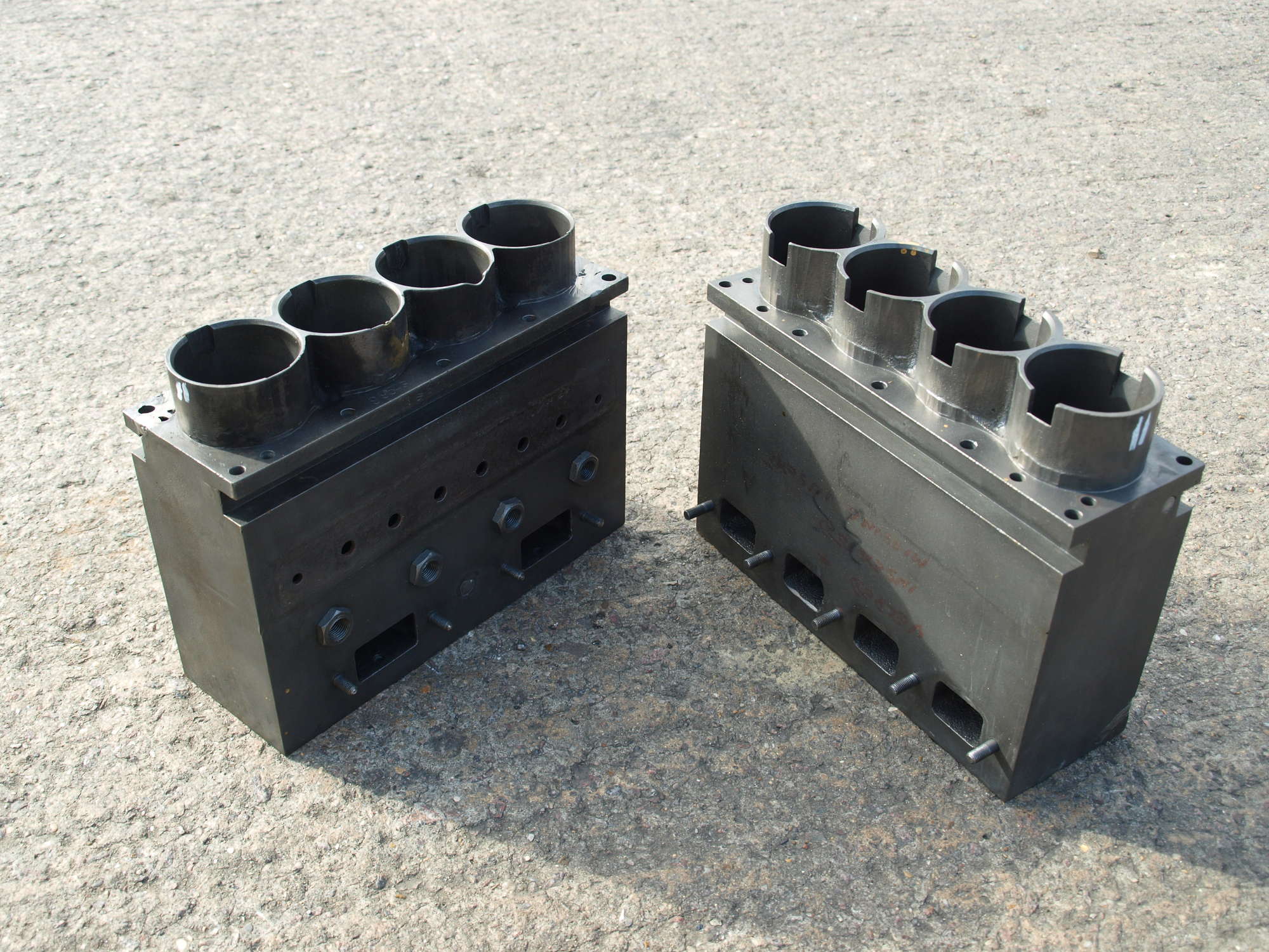 Two Bugatti Type 35 Cylinder Blocks-Sold