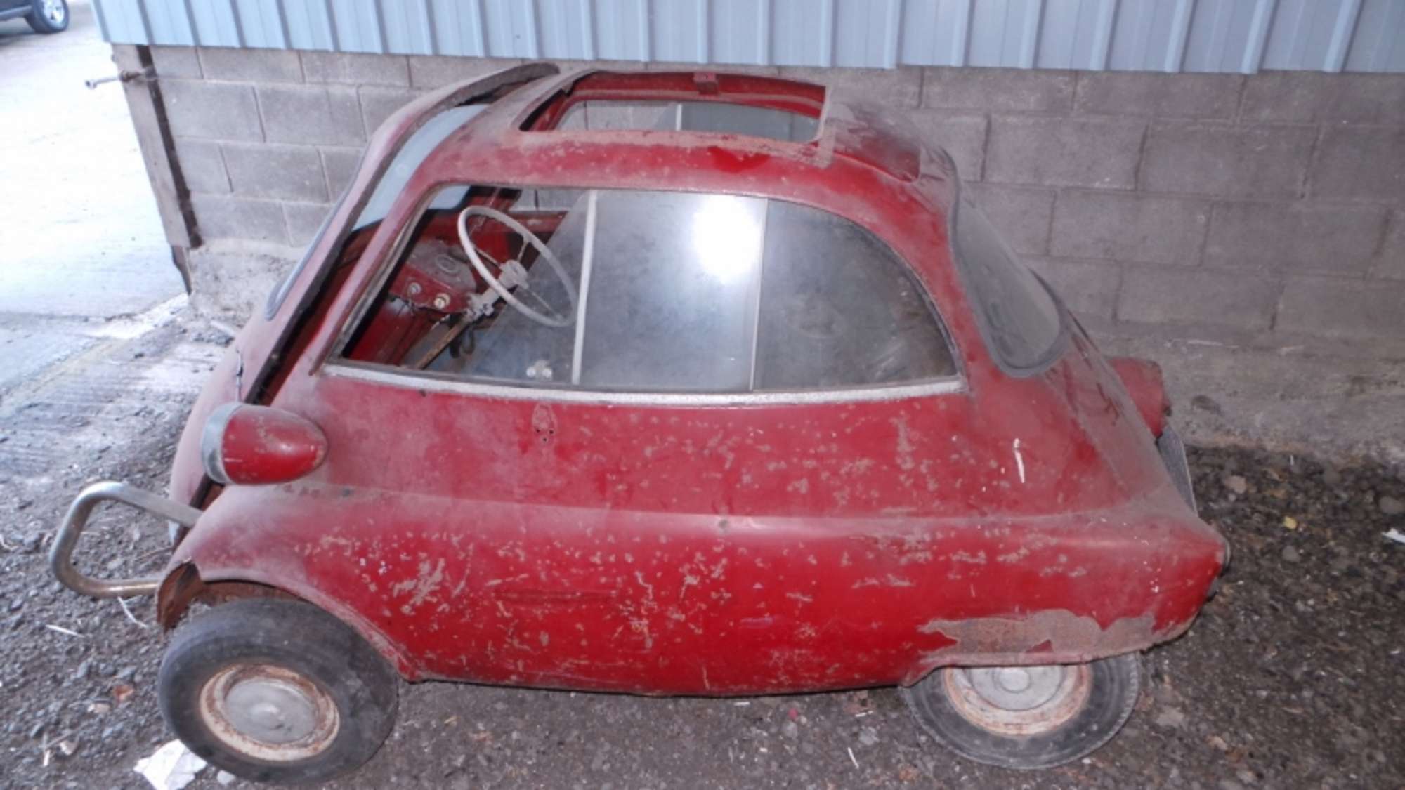 1957 BMW Isetta 300 4-Wheel Bubble Car-Sold