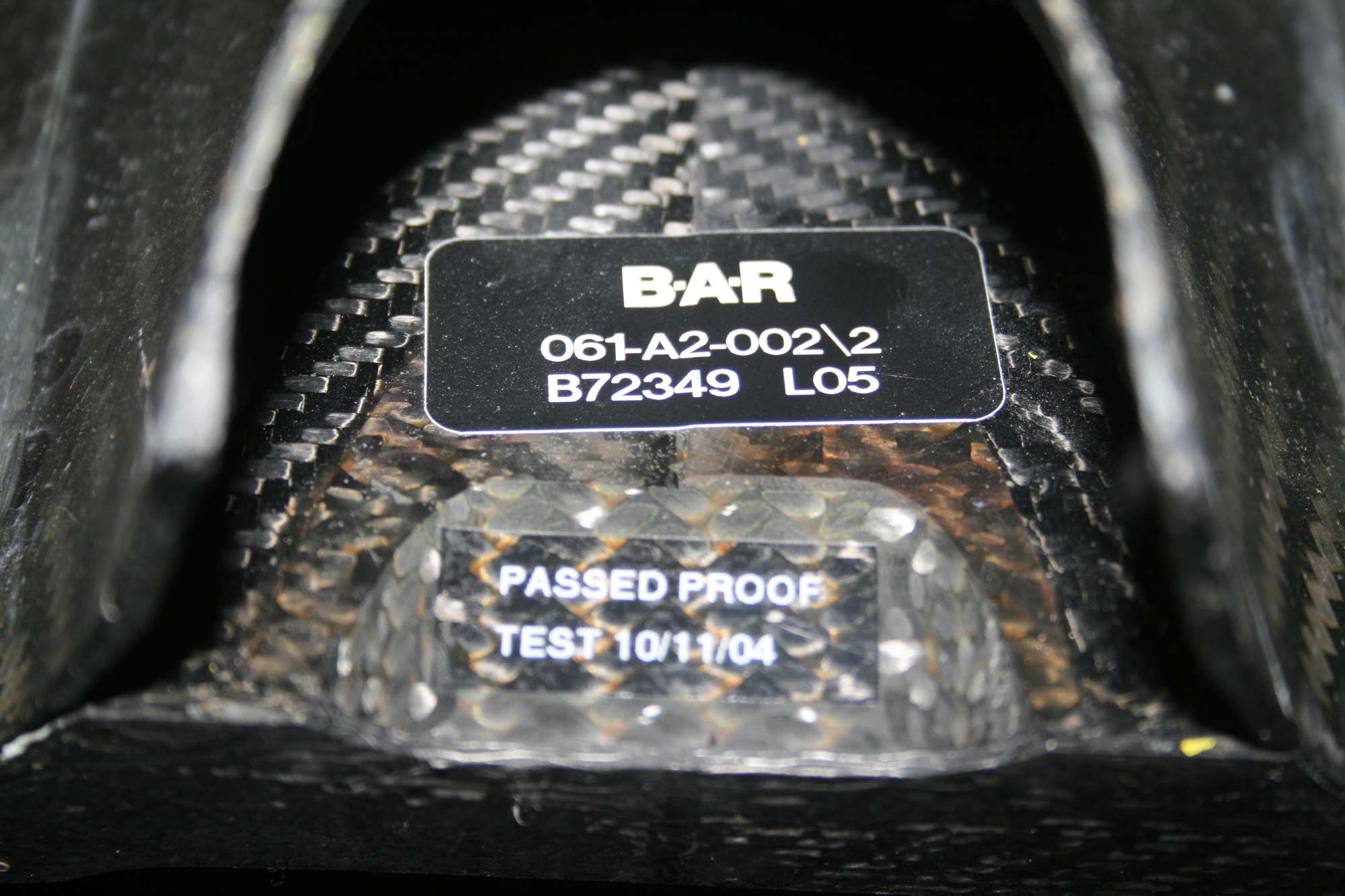 Ex Button BAR/Honda Nose-Cone-Sold