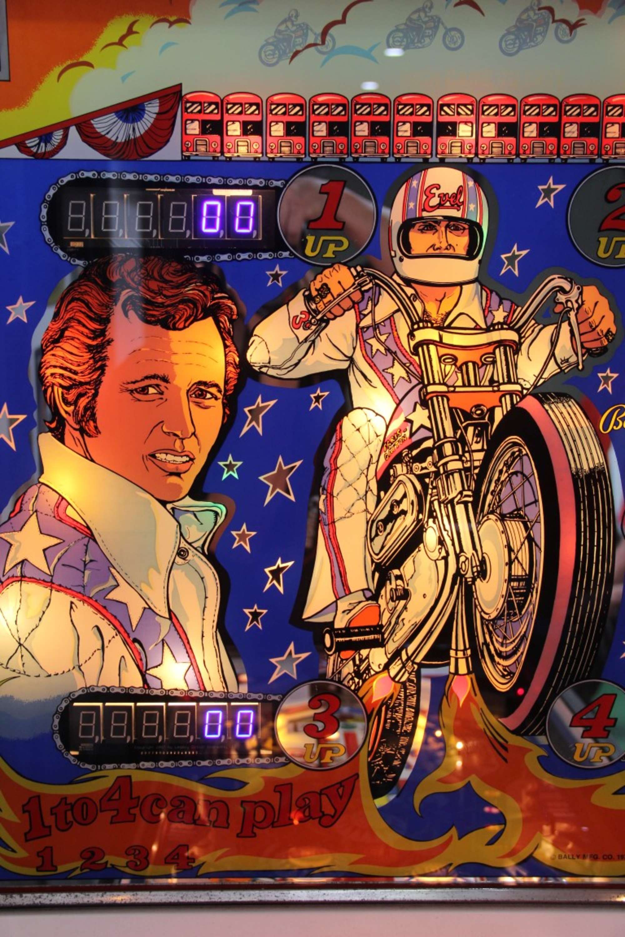 1978 Evel Knievel Bally Pinball Table-Sold