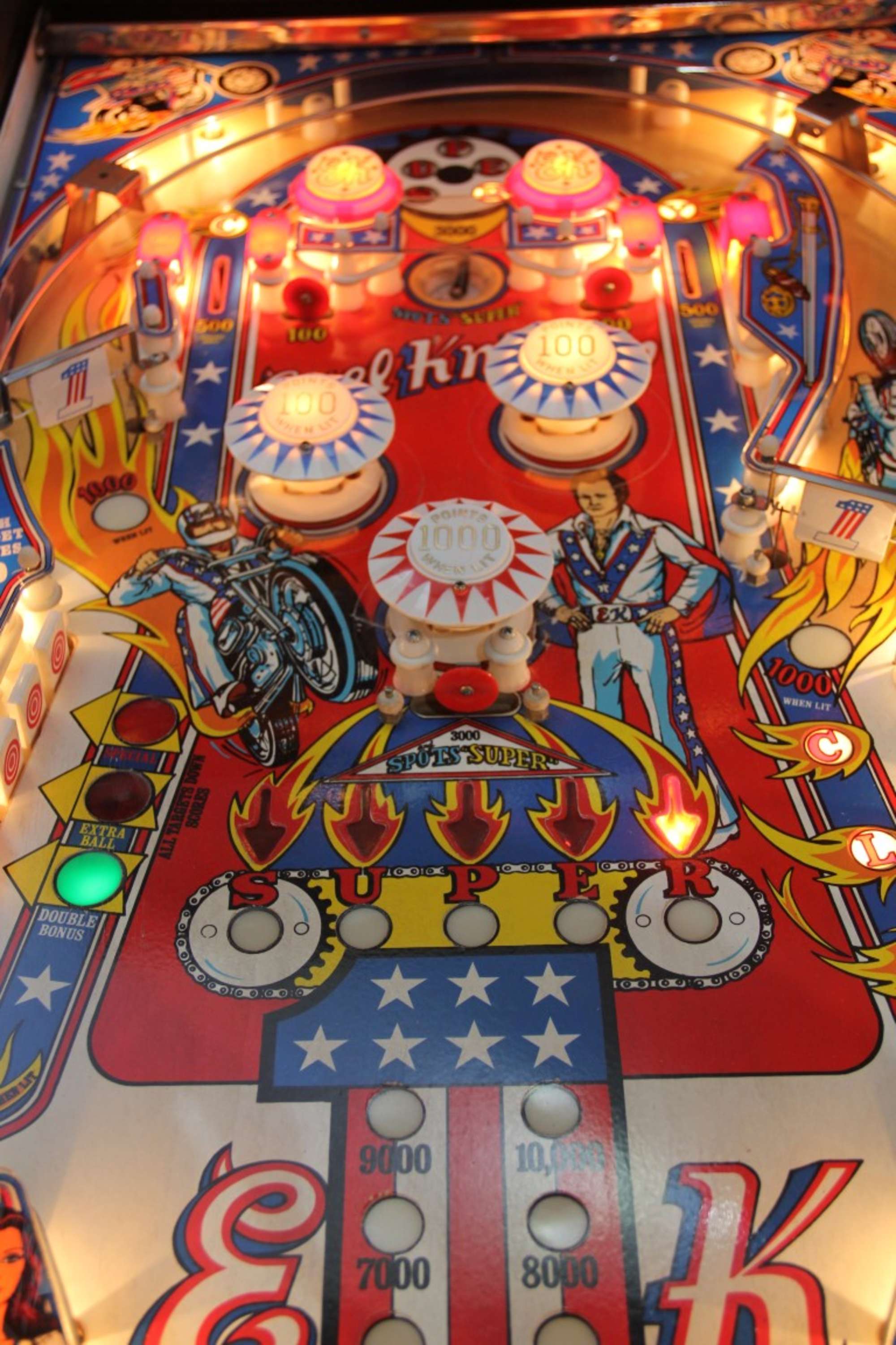 1978 Evel Knievel Bally Pinball Table-Sold