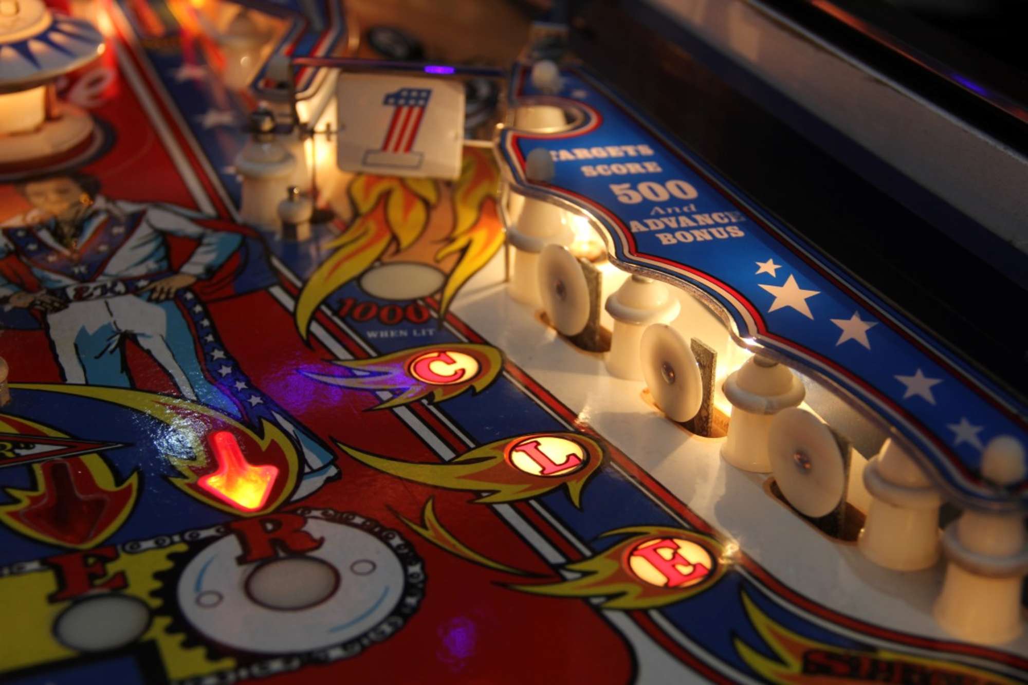 1978 Evel Knievel Bally Pinball Table-Sold