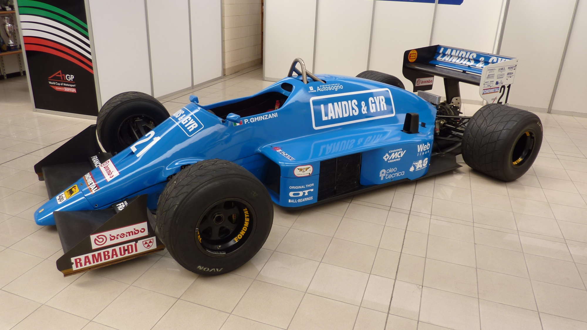 1986 Osella-Alfa Romeo F1-Sold