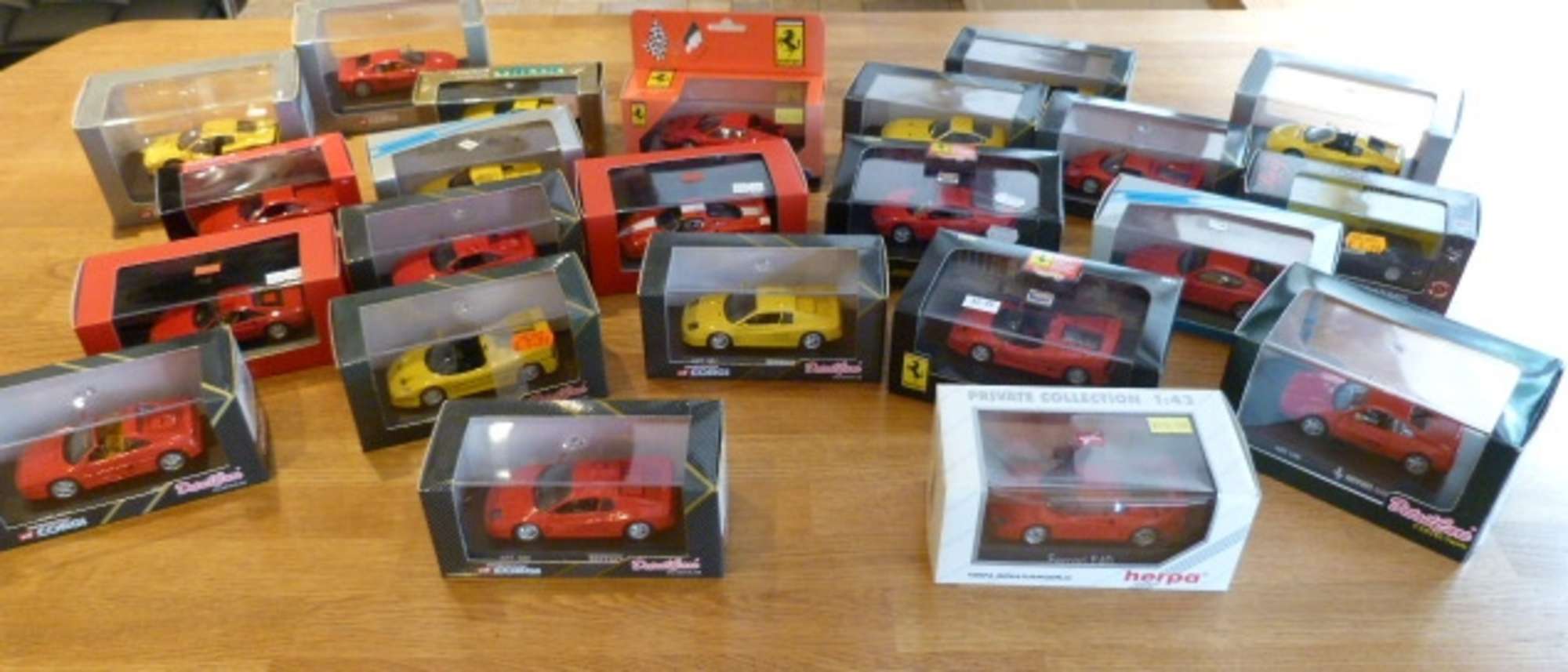 Collection Of Ferrari Models-Sold