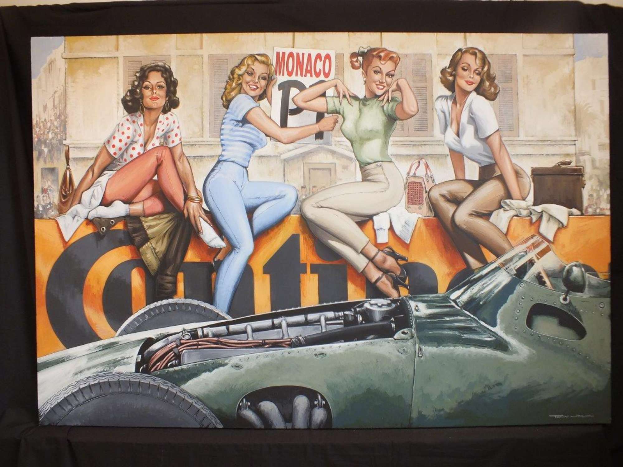 Monaco Pit Girls. -Sold
