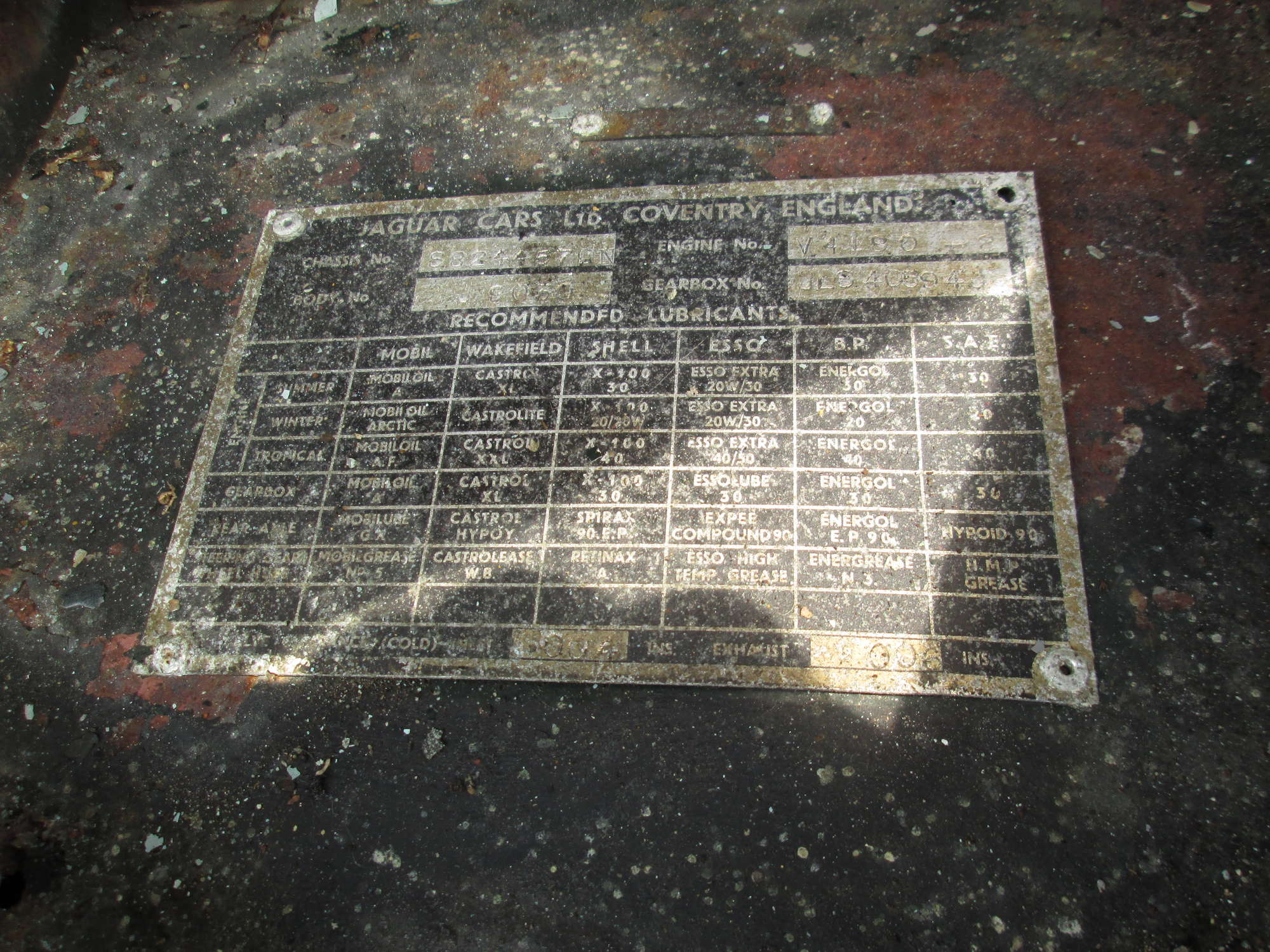 1958 JAGUAR XK150 Fixedhead Coupe-Sold