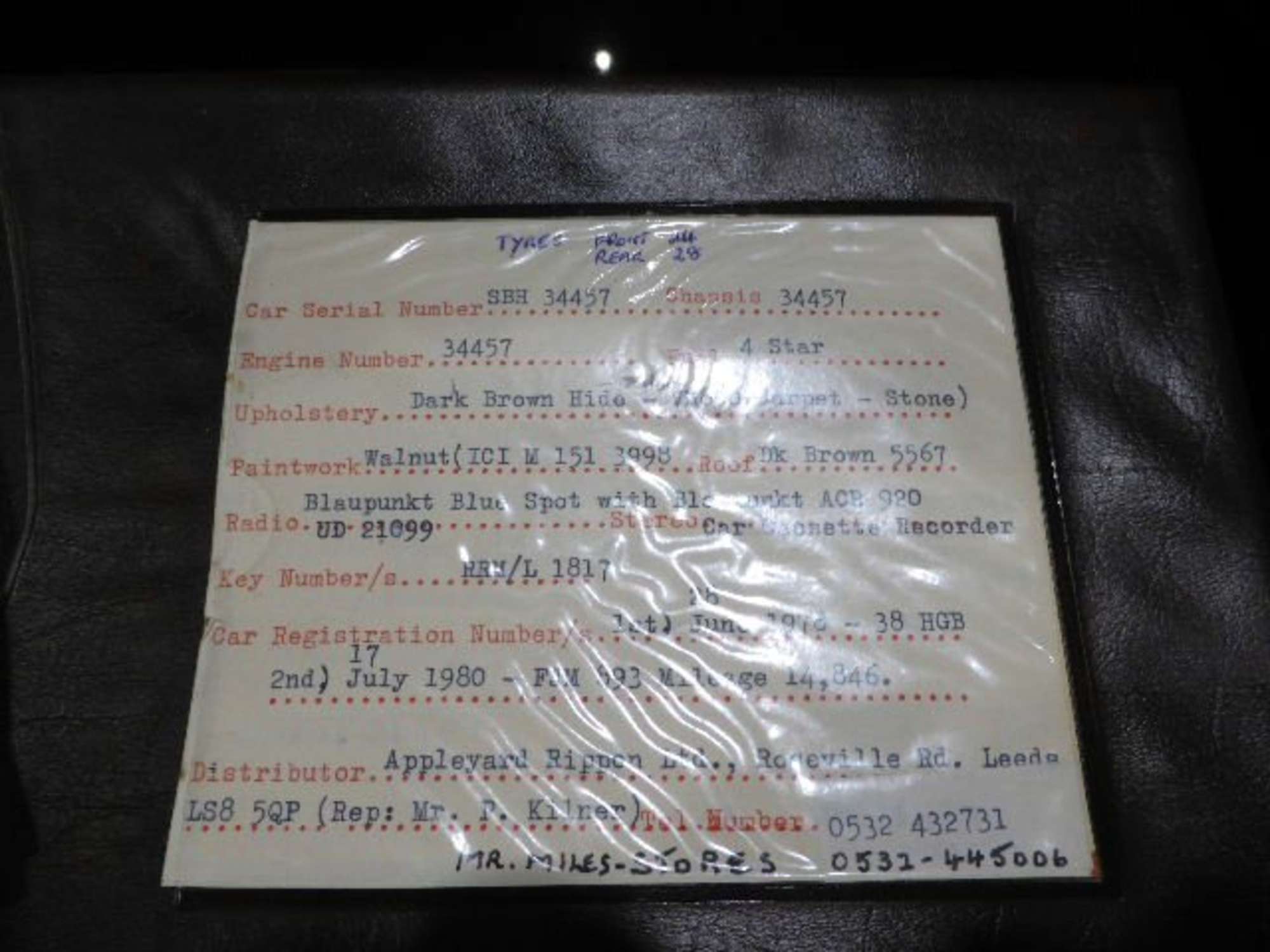 1978 Bentley T2 -Auction Lot