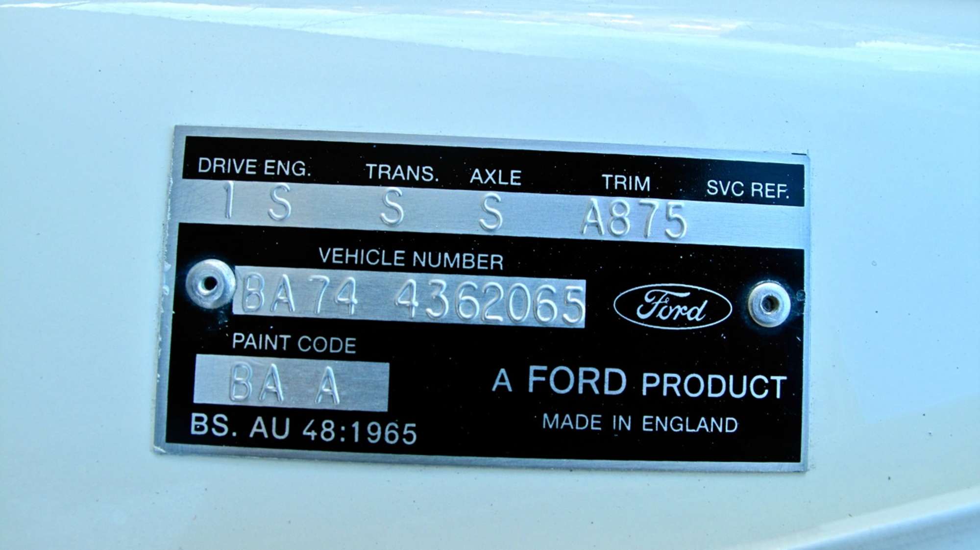 1966 Ford Lotus Cortina Mk I-Sold