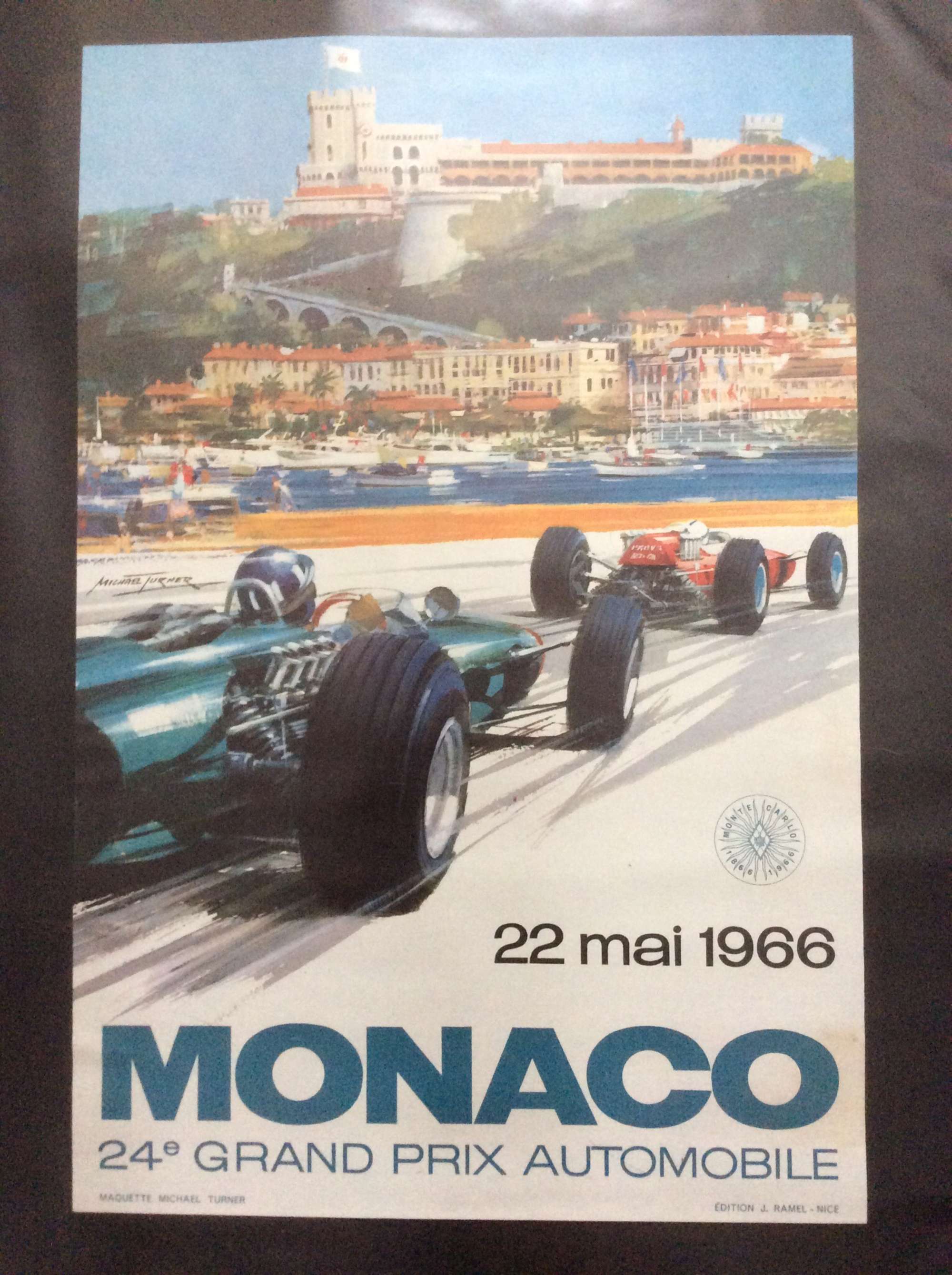  Monaco Grand Prix Poster - Original-Sold