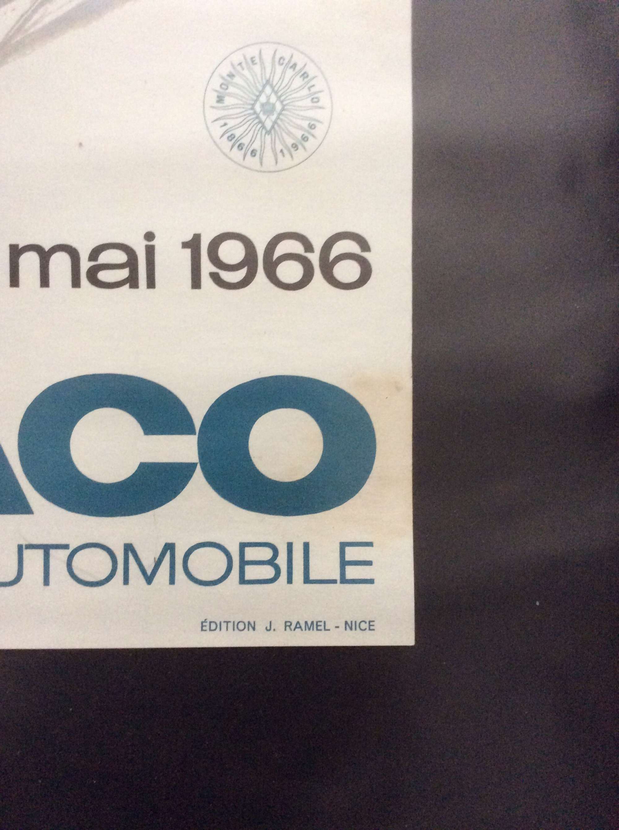  Monaco Grand Prix Poster - Original-Sold