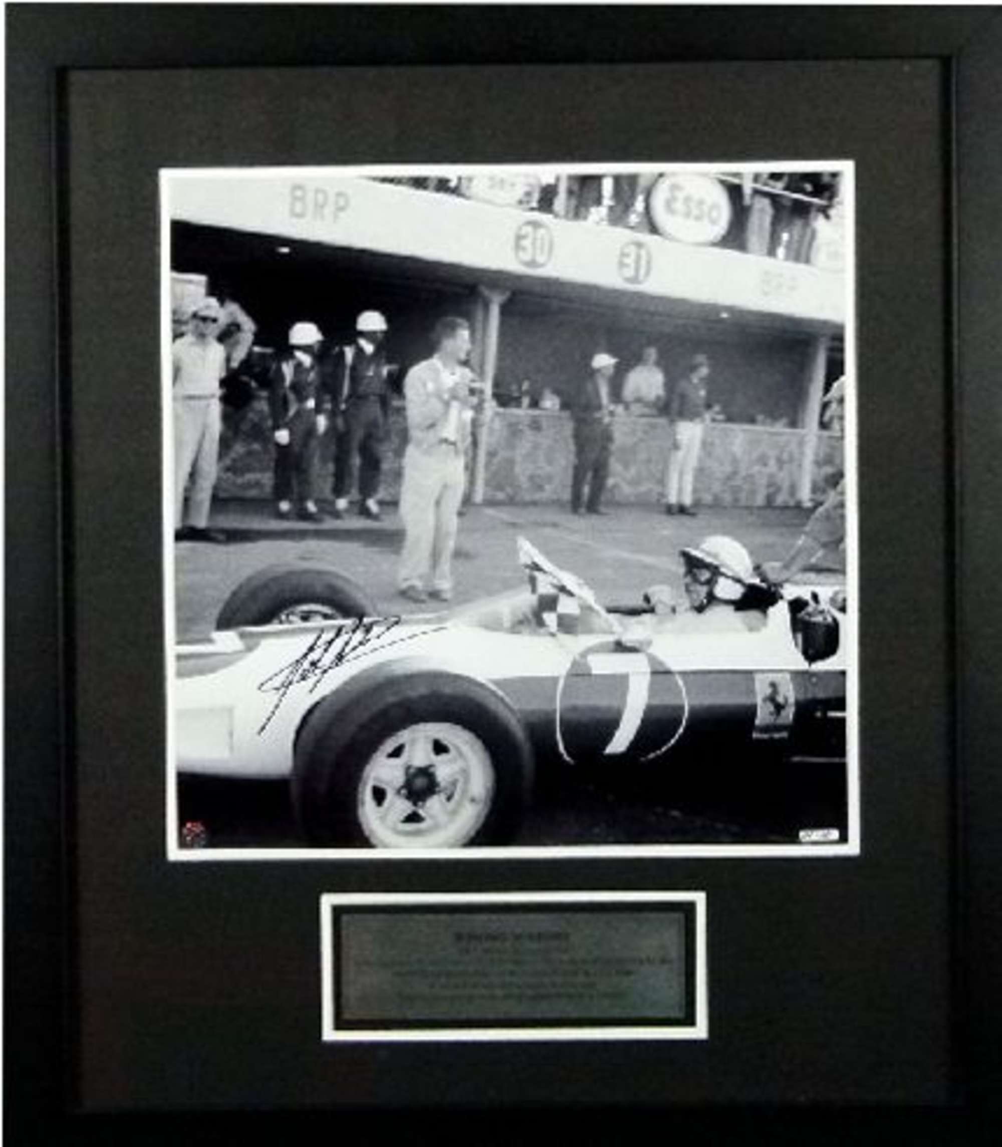  John Surtees. Signed Limited Edition Photo Making History. -Sold
