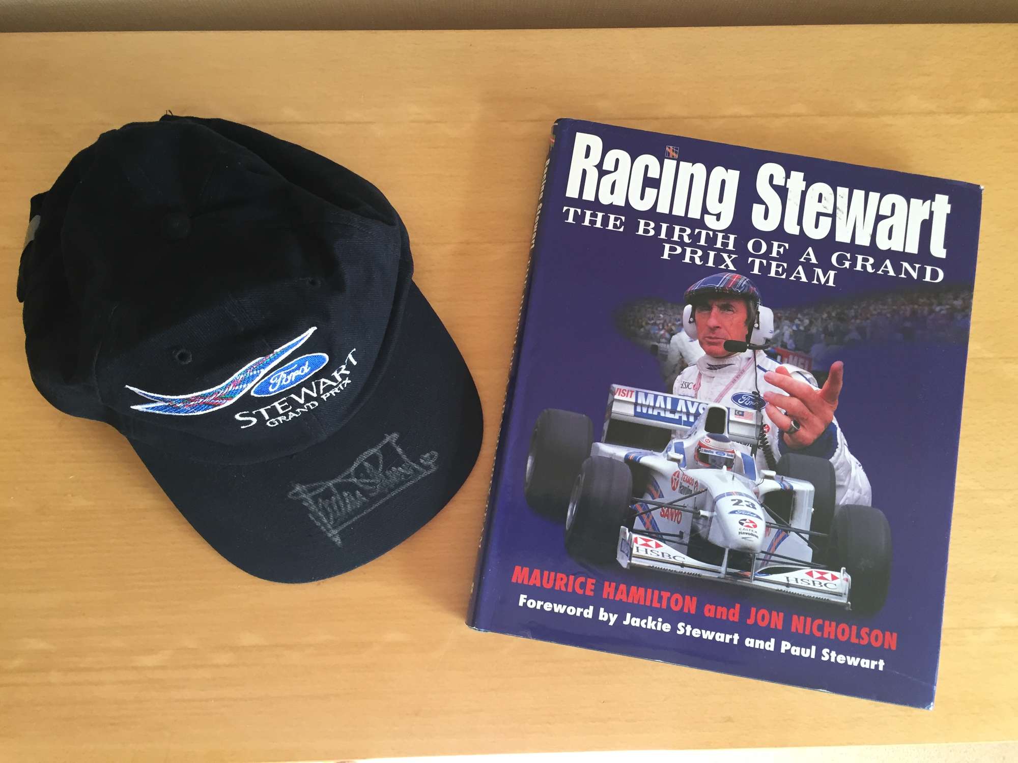Sir Jackie Stewart Mixed Signed Lot . -Sold