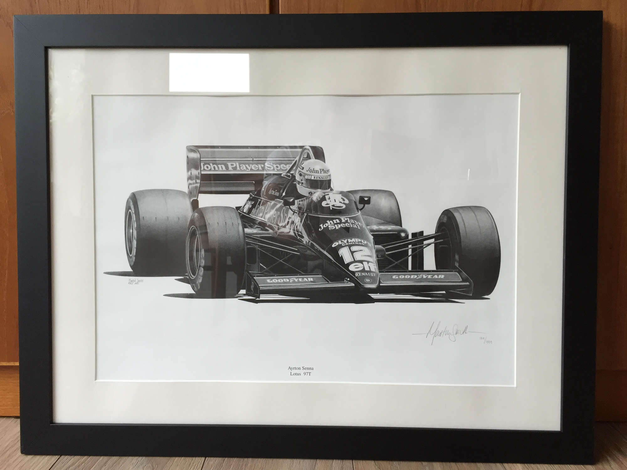 Ayrton Senna Print-Sold