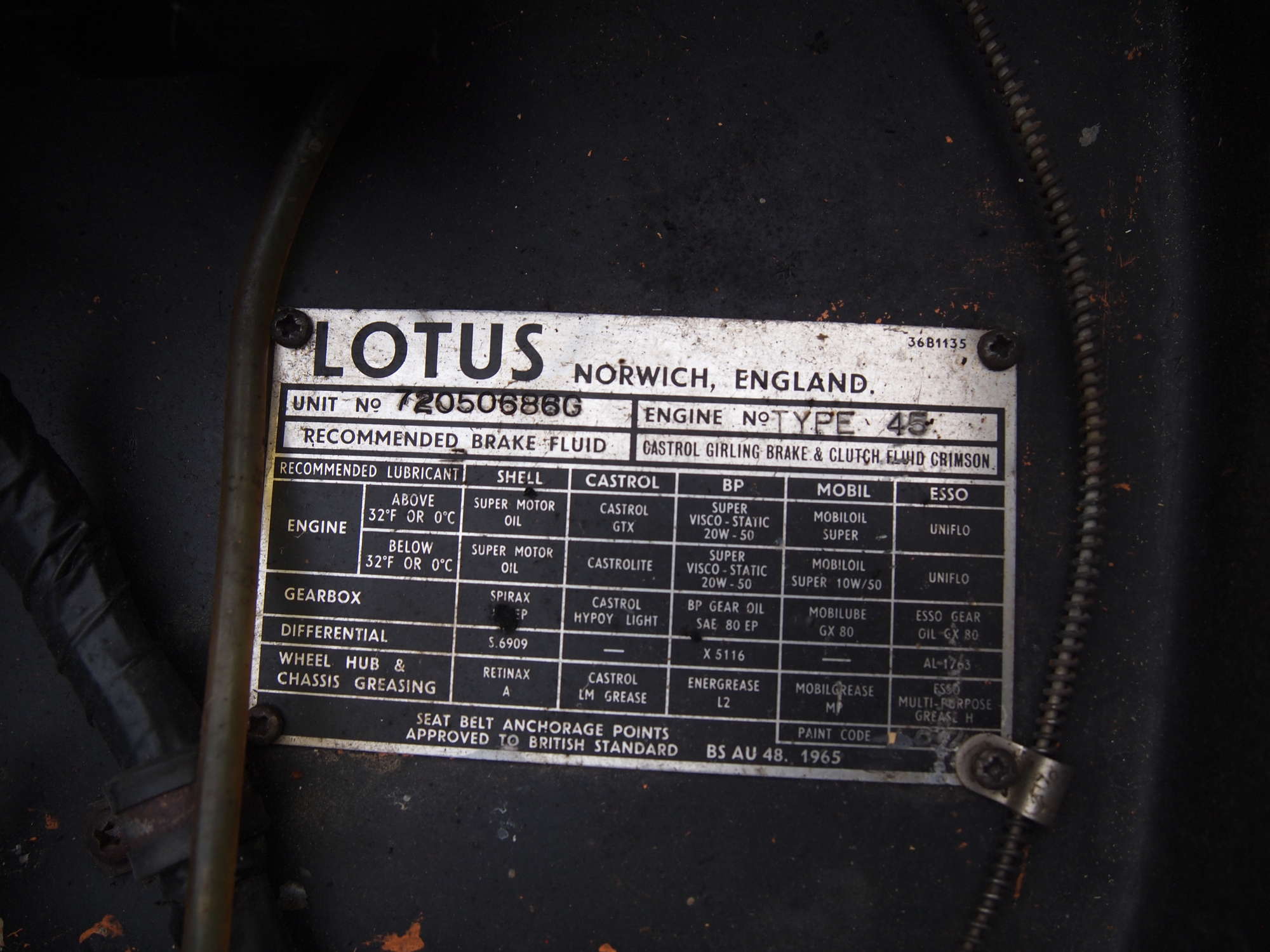 1972 Lotus Elan Sprint DHC-Sold