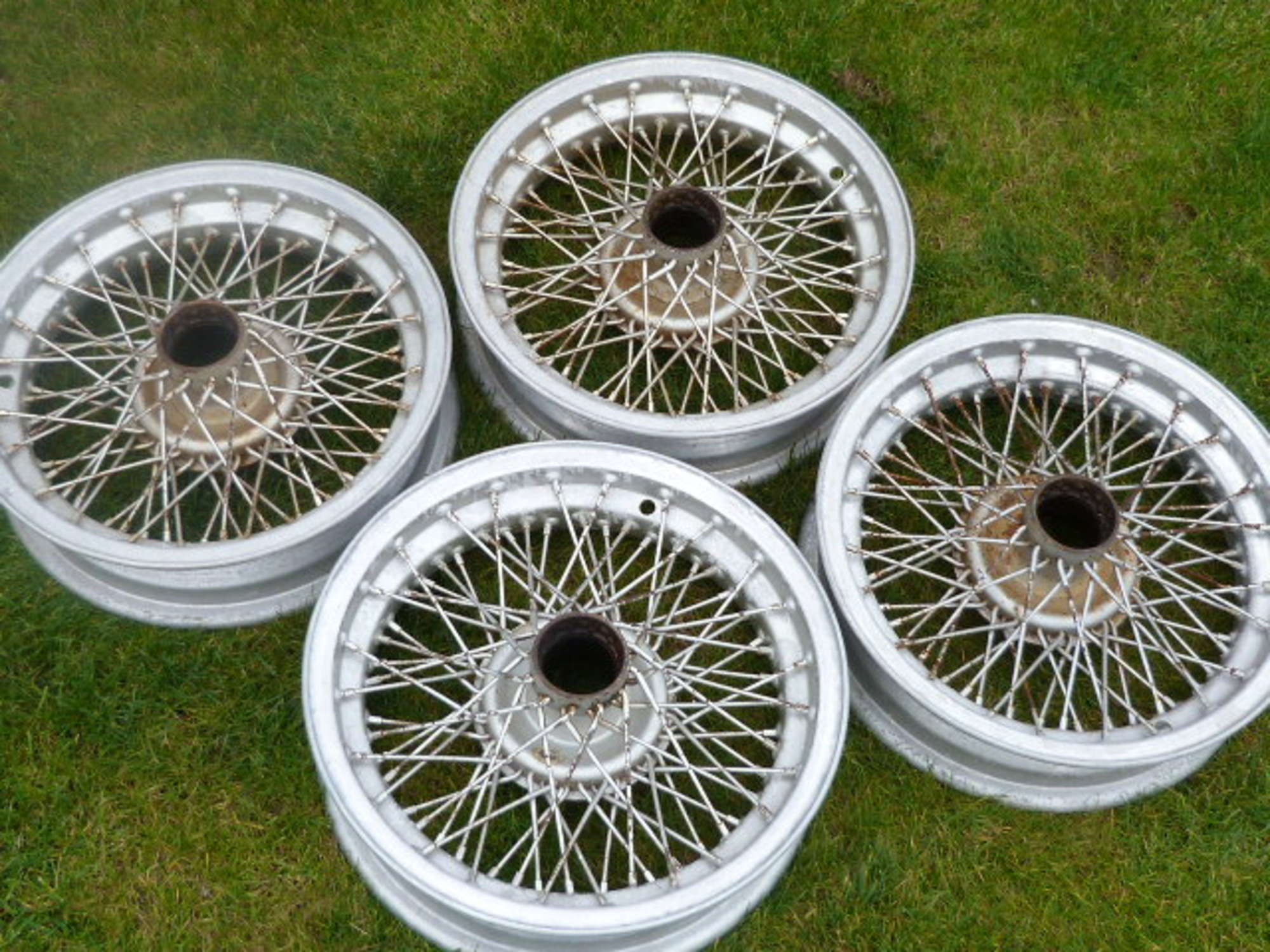 A Set of 4 x Borrani Wheels .-Sold