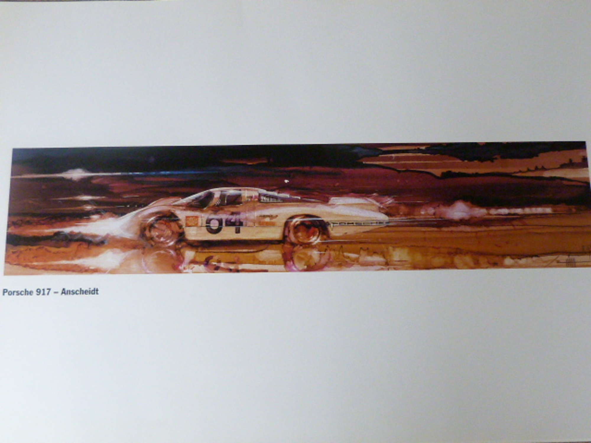 4  Porsche Racing Prints-Sold