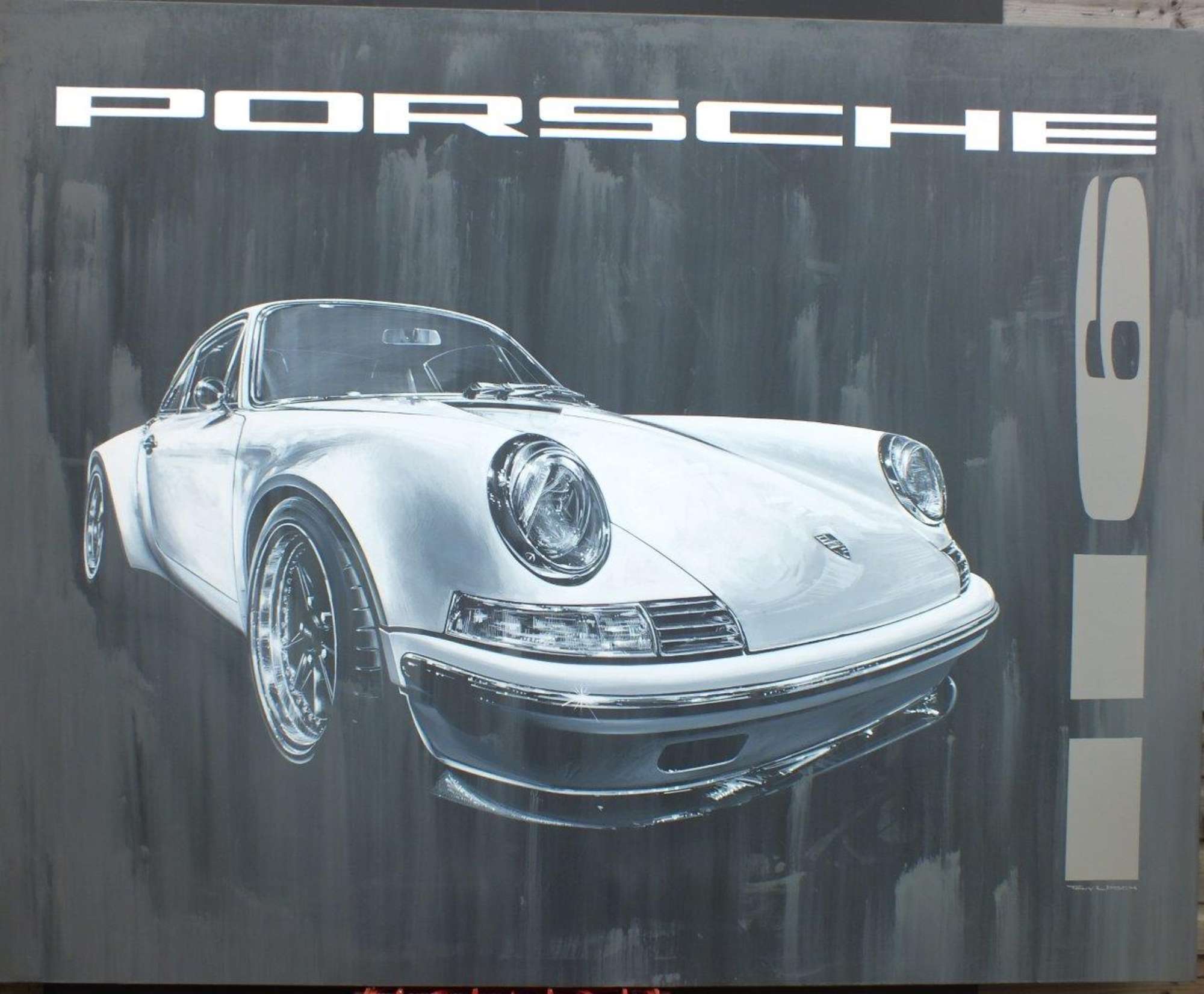 'Porsche 911' Original by Tony Upson-Sold