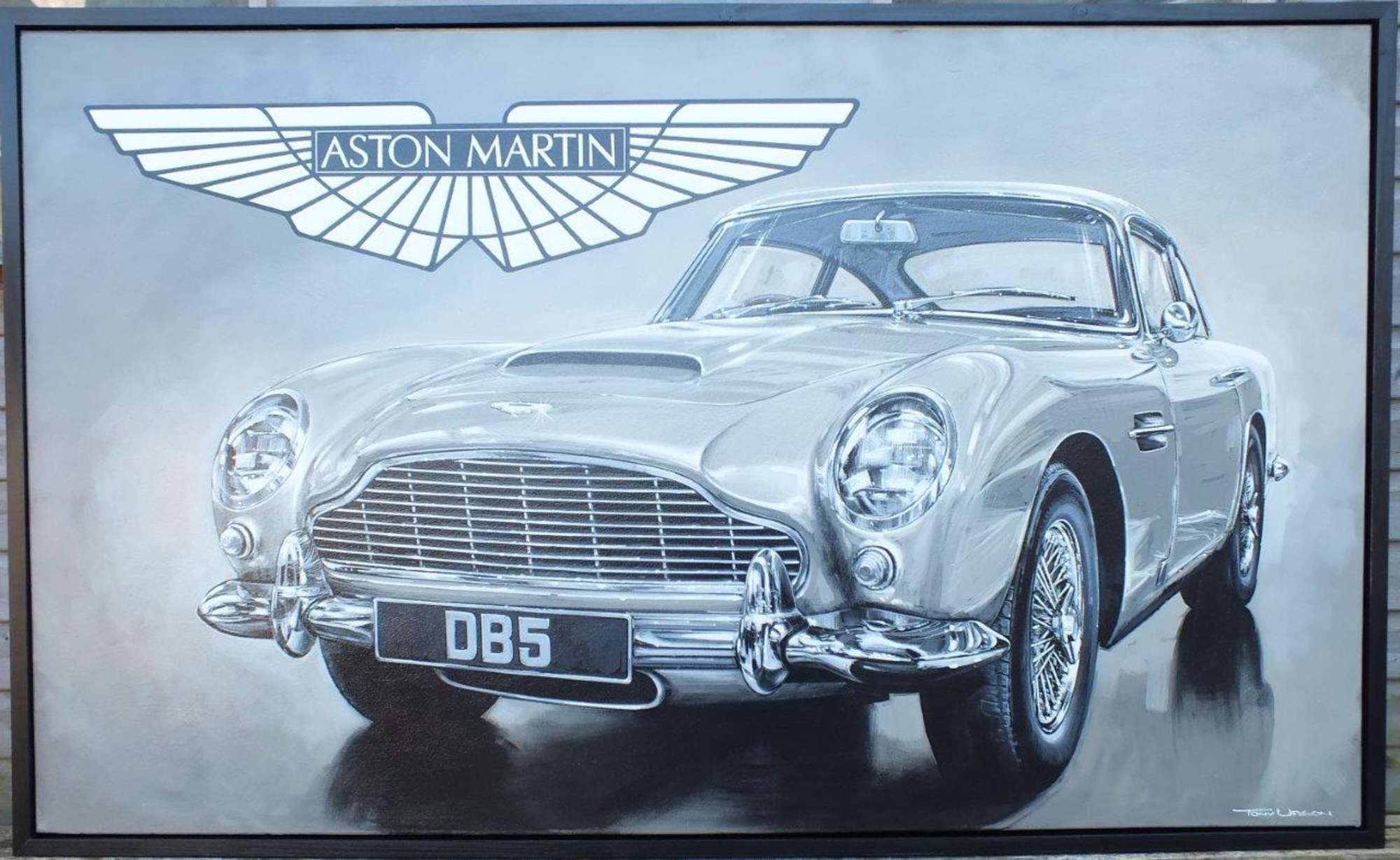 'Aston Martin DB5' Original by Tony Upson-Sold