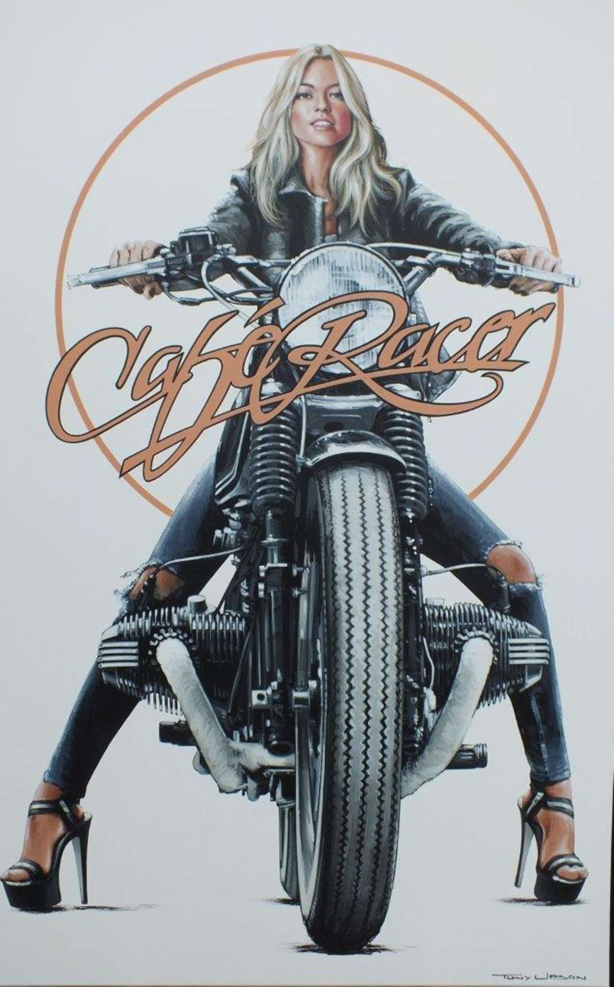 'Cafe Racer' Original by Tony Upson-Sold