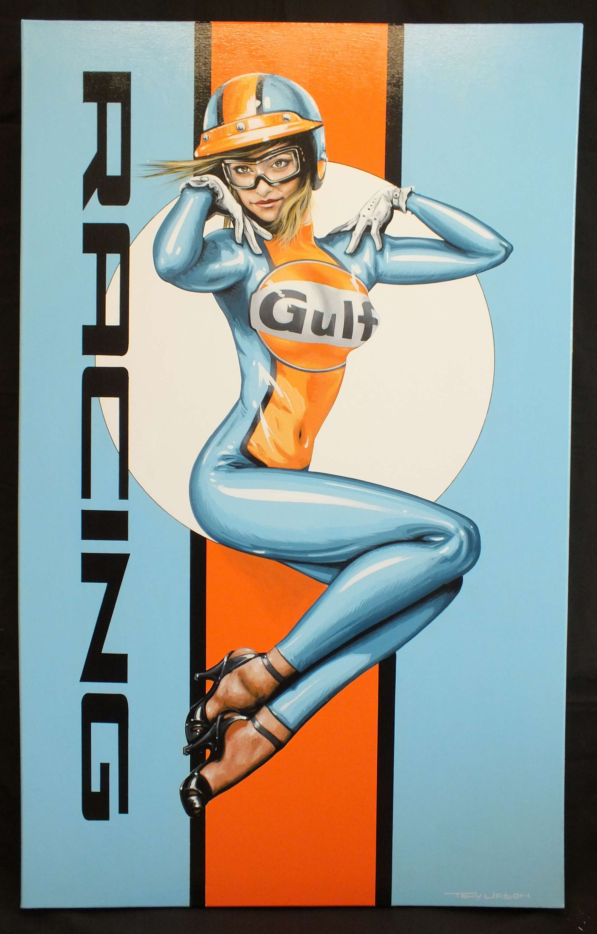 Gulf Racing Girl-Sold