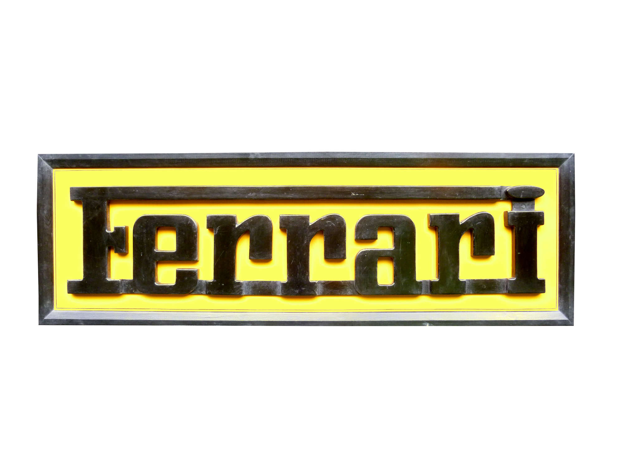 Ferrari Script Sign-Sold