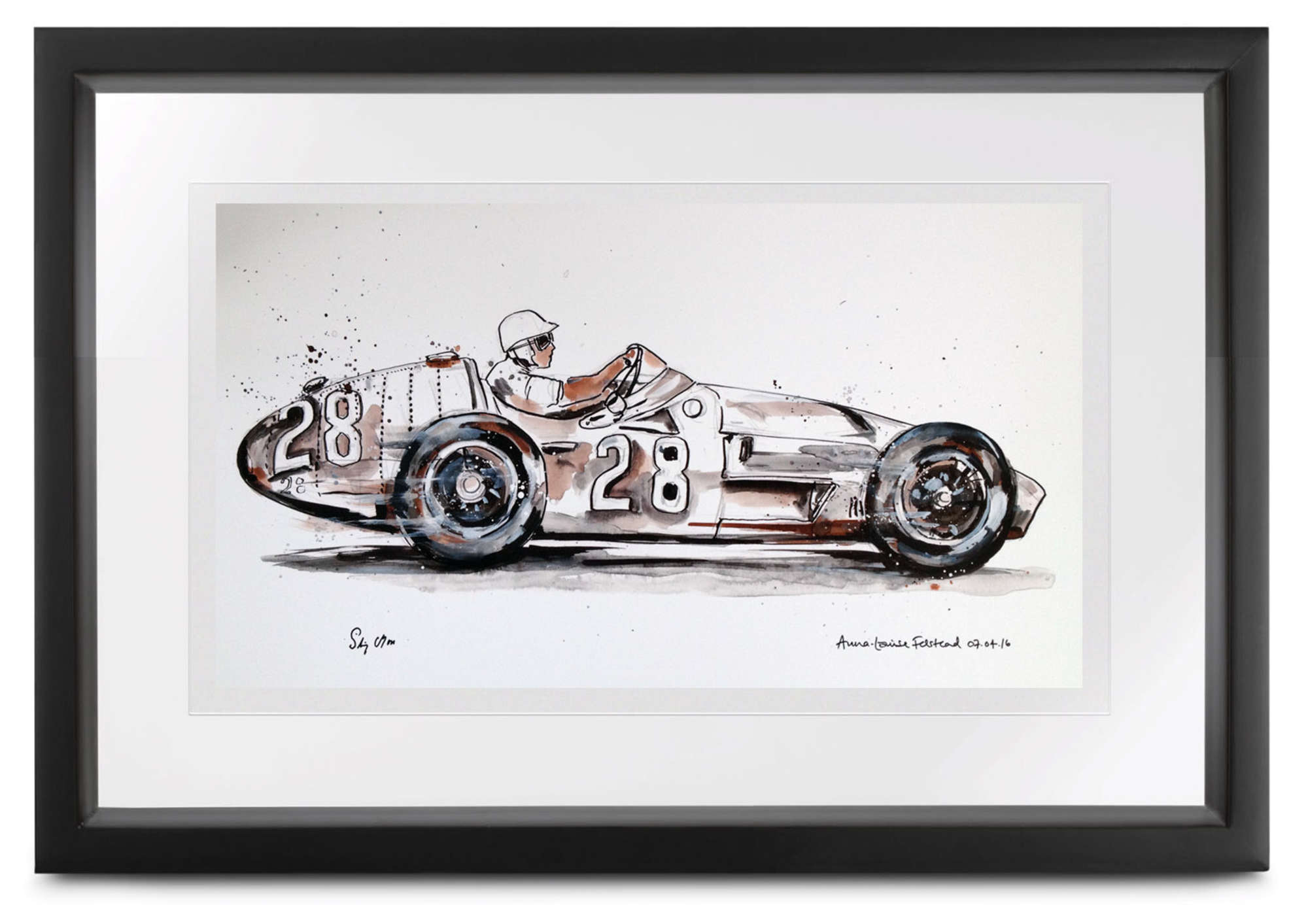 Maserati 250F by Anna-Louise Felstead-Sold