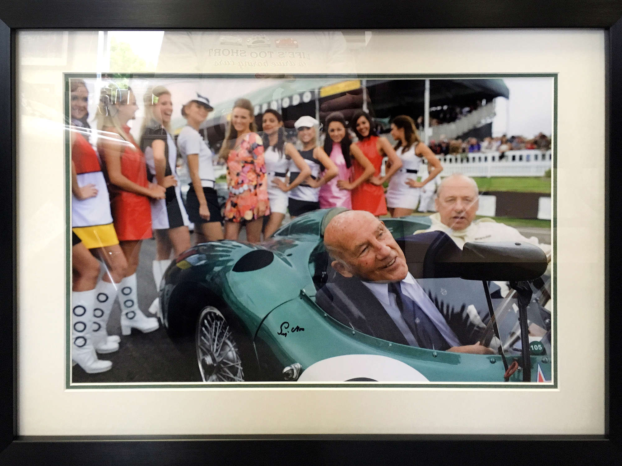 'Moss & Girls' signed Sir Stirling Moss-Sold